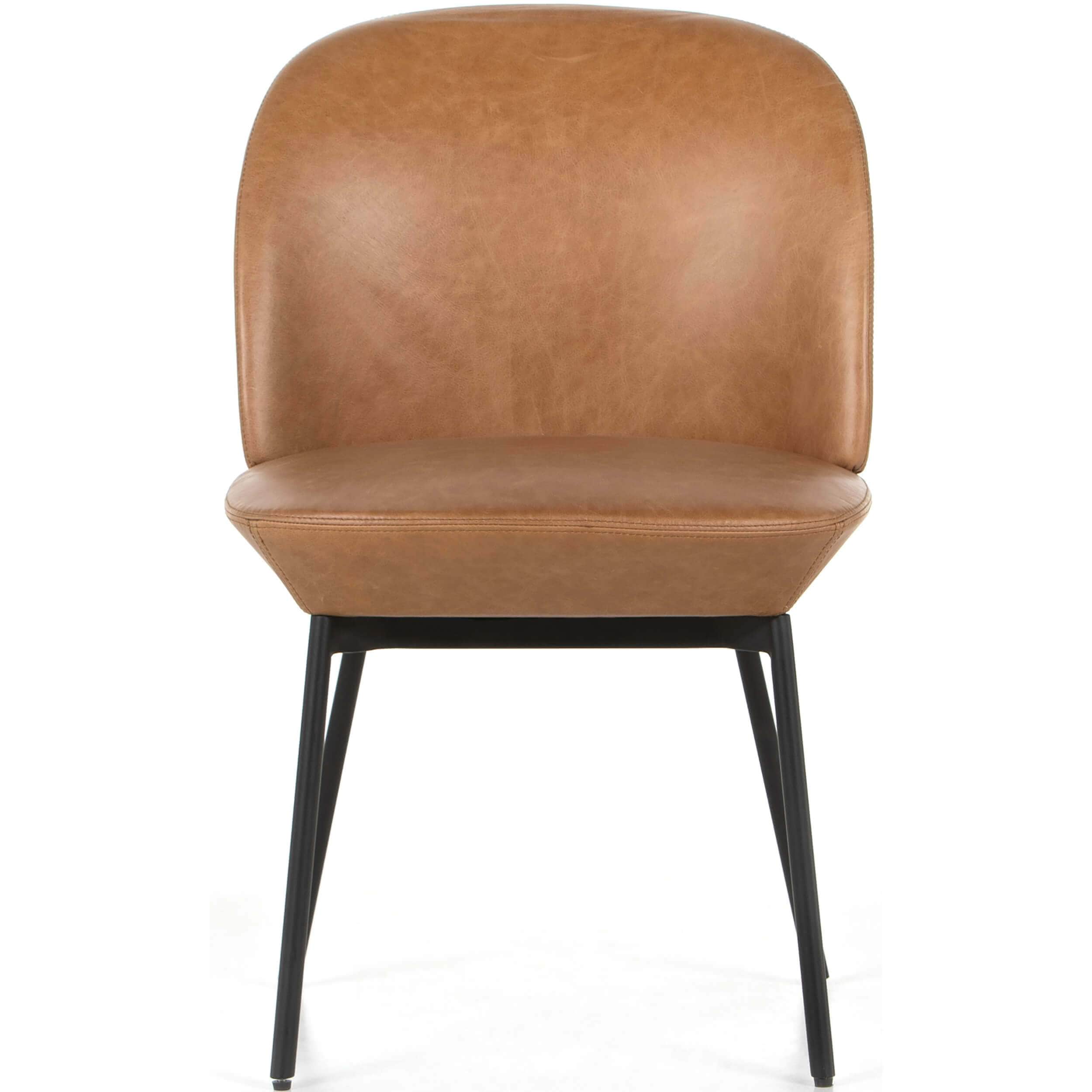 Imani Leather Dining Chair, Sonoma Butterscotch, Set of 2 by Four Hands - Image 2