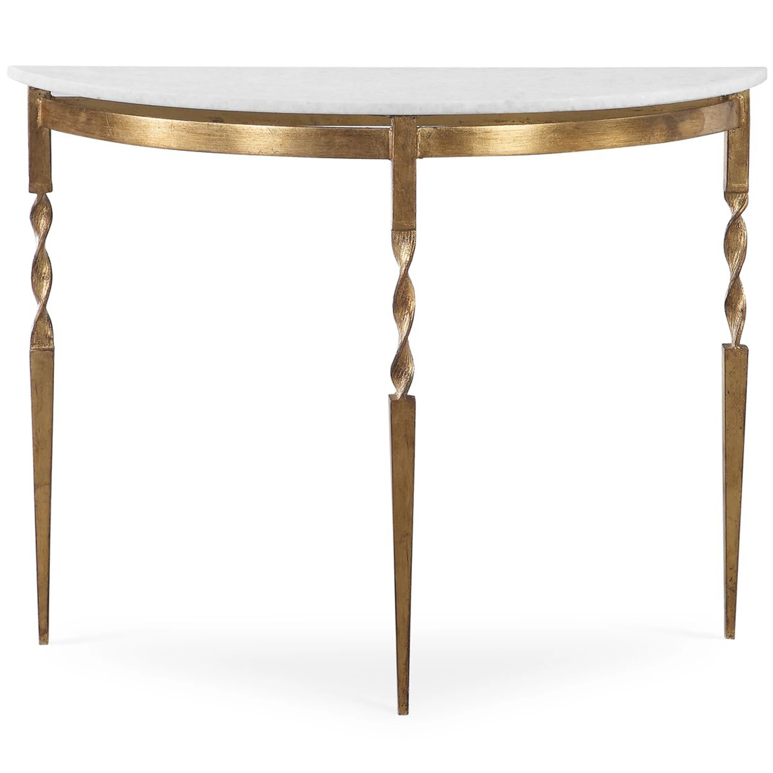 Imelda Console Table, Antique Gold - Image 2