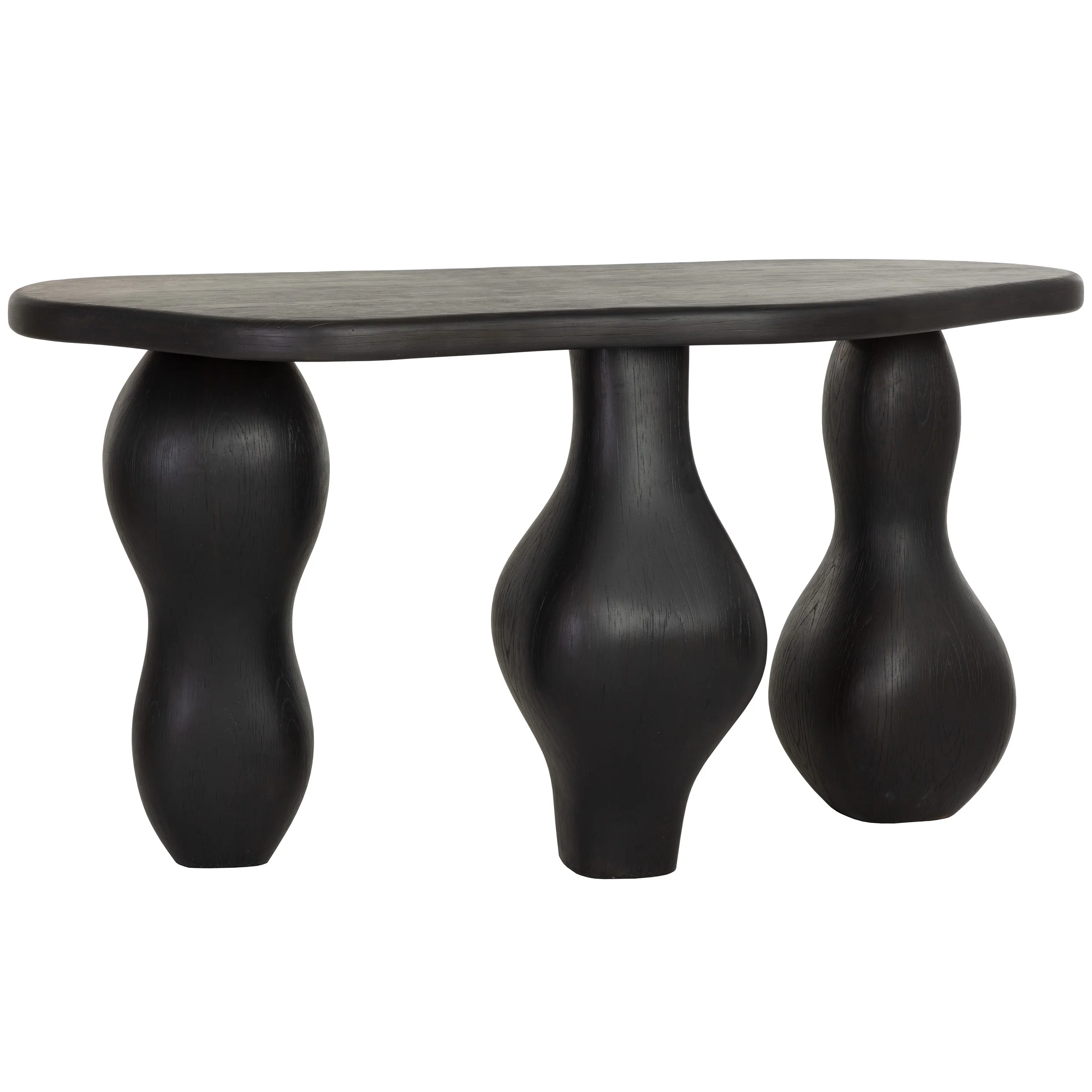 Ines Console Table, Black
