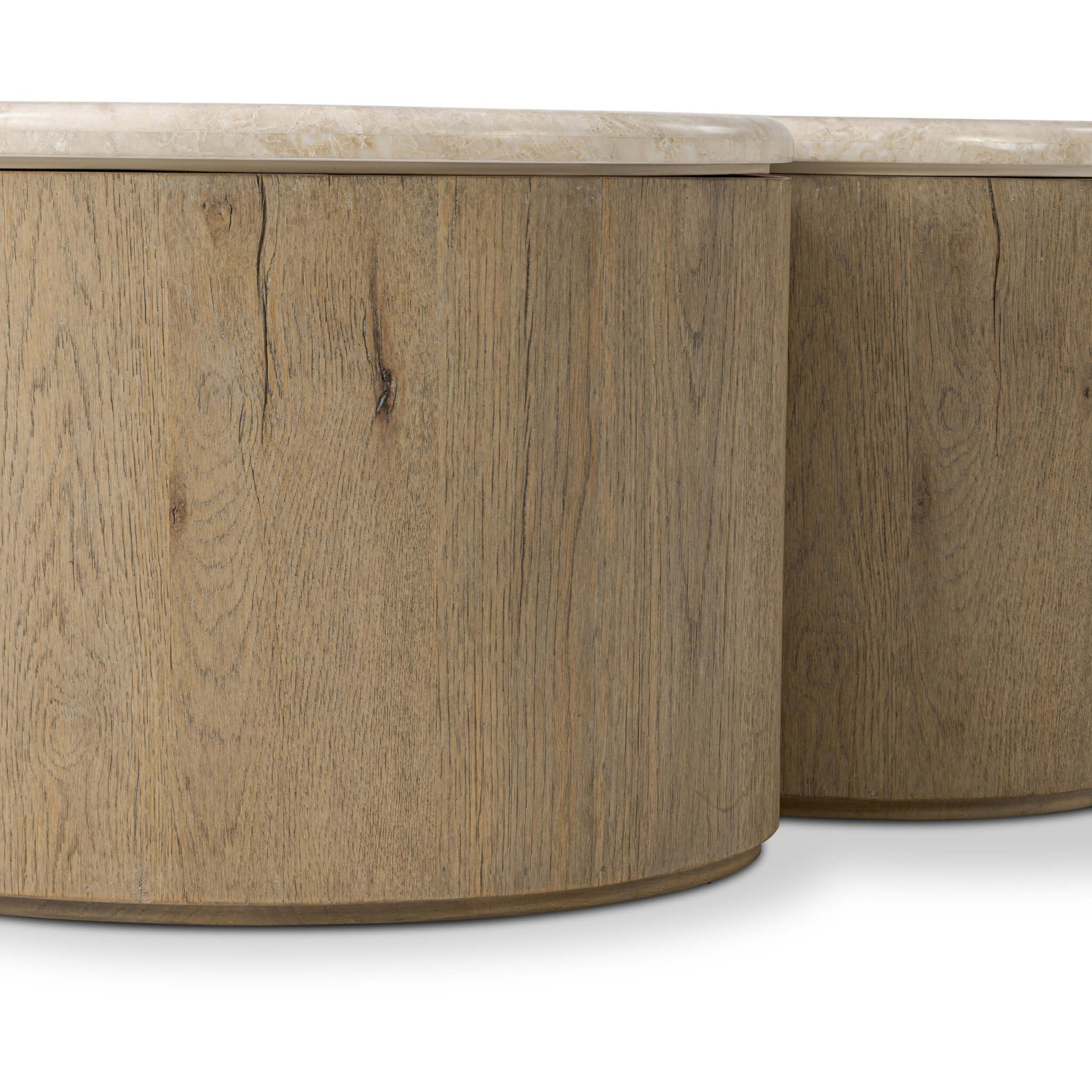Ingrid Coffee Table, Cappuccino Marble by Four Hands - Image 5