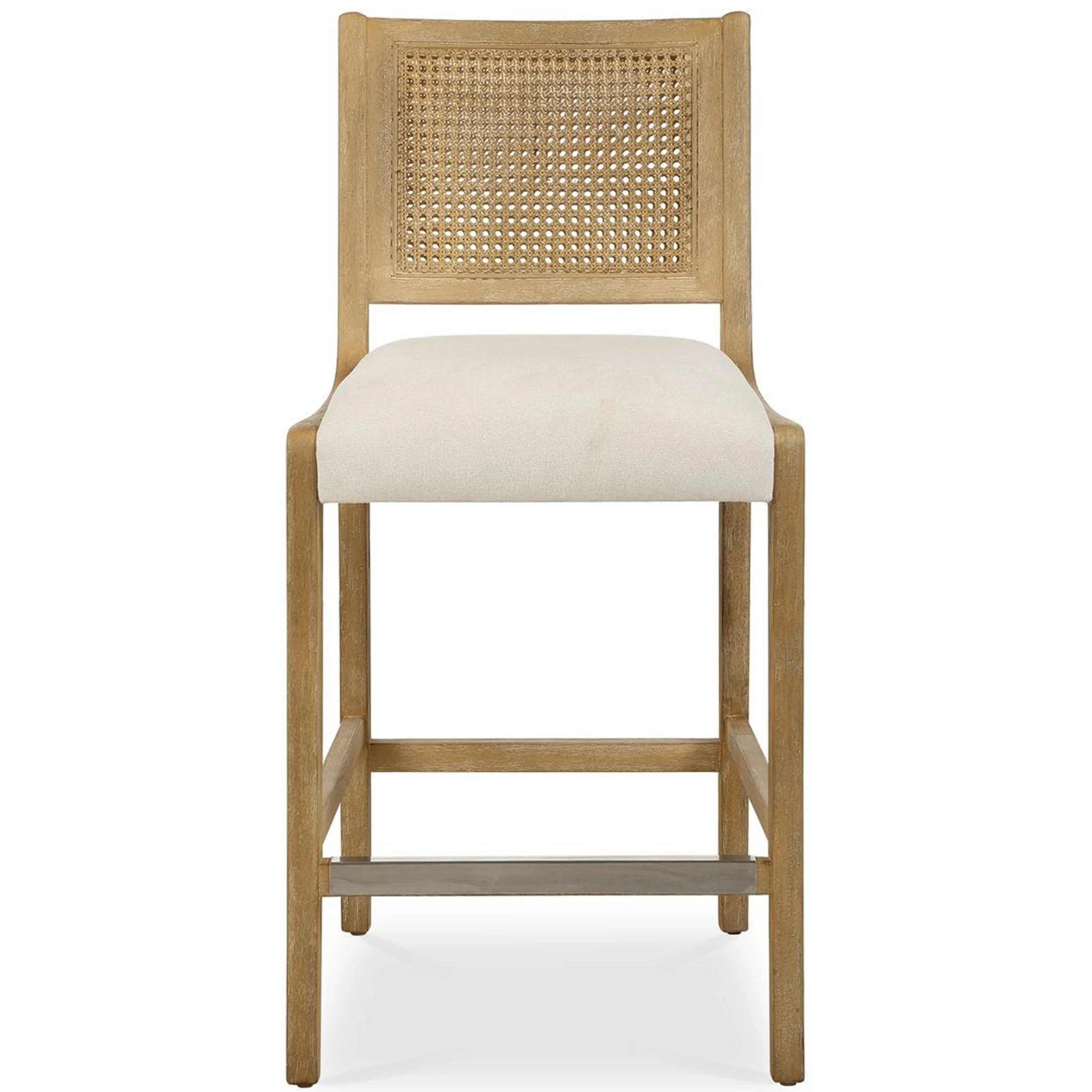 Interweave Counter Stool, Light Oak Ceruse - Image 2