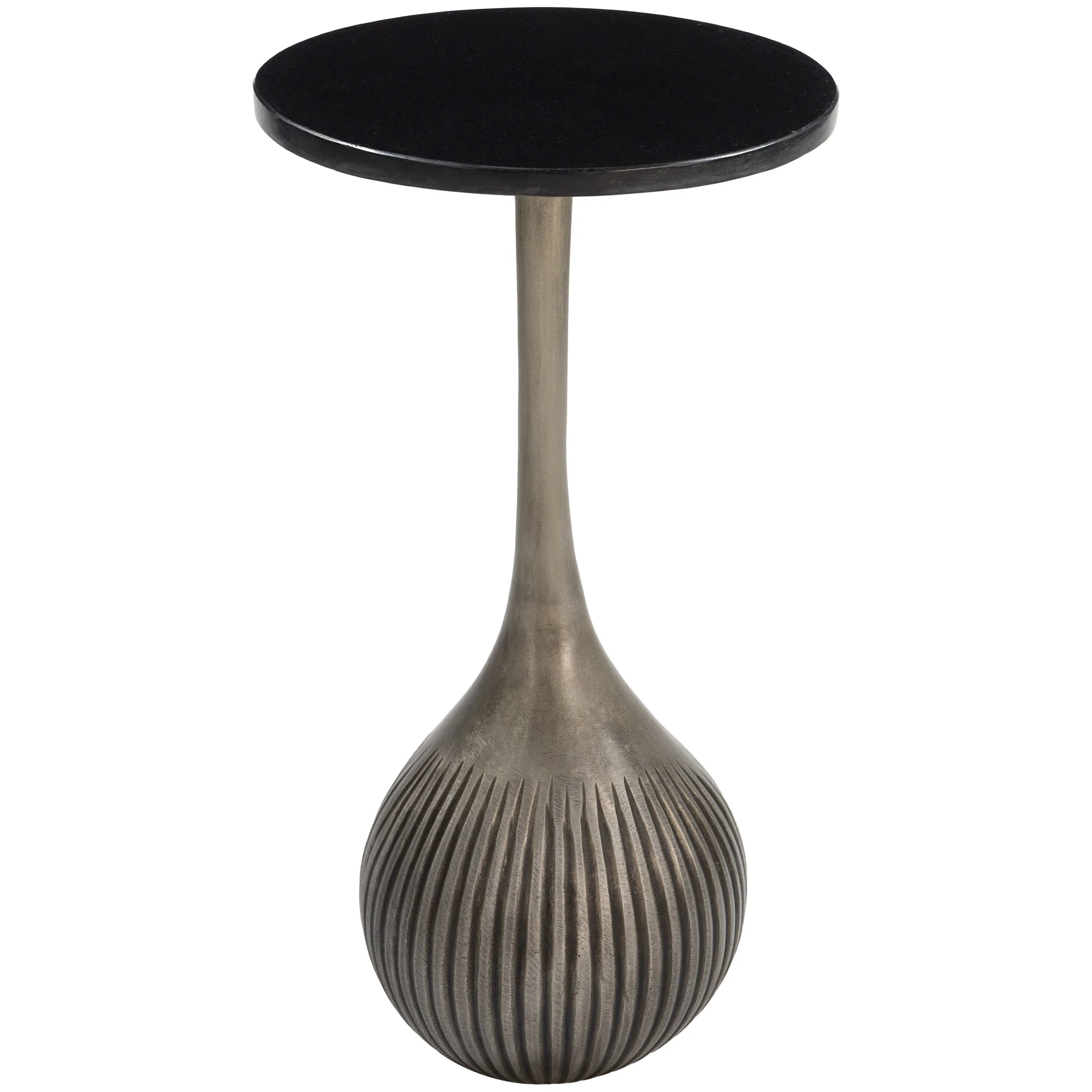 Ionis Accent Table, Black/Antique Silver - Image 2