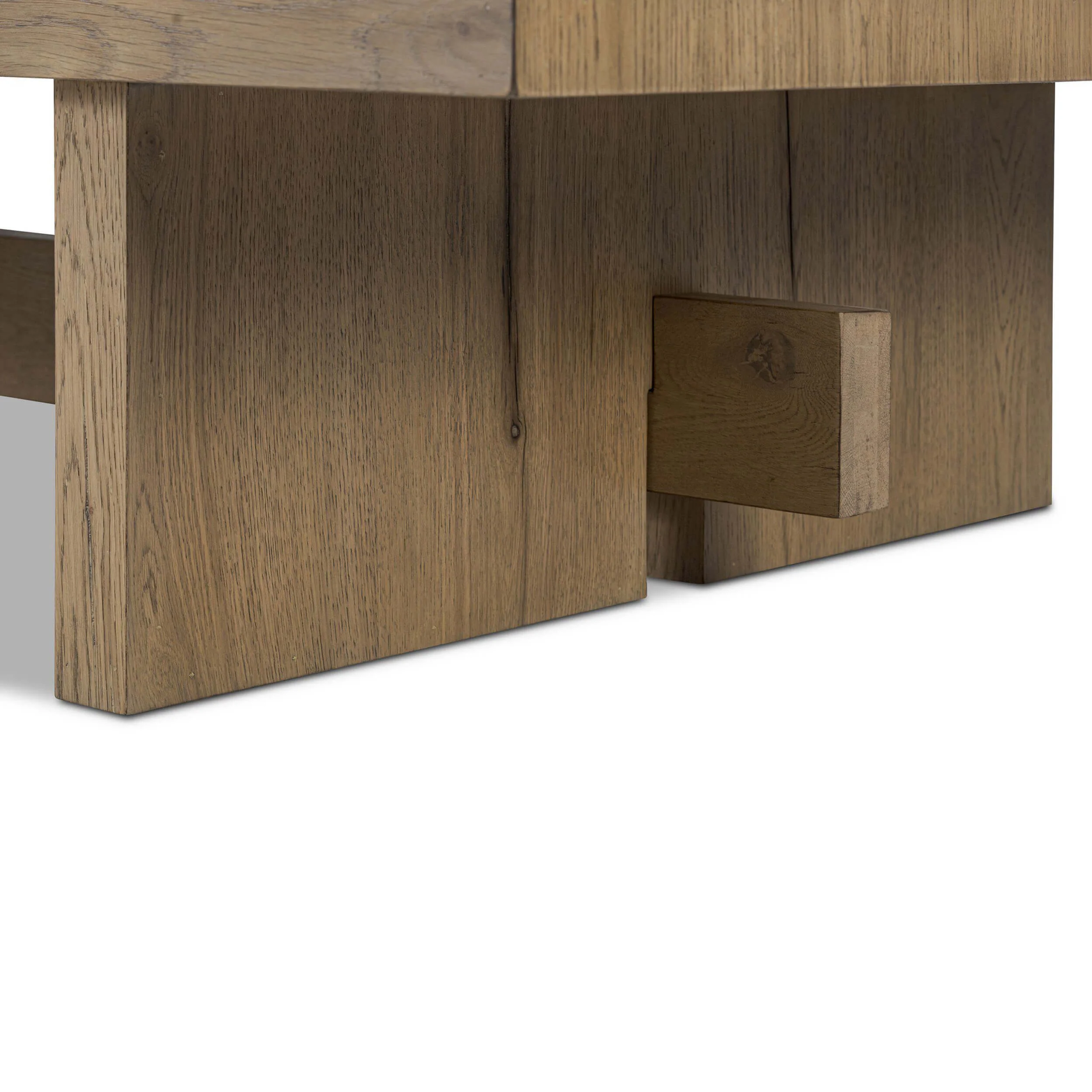 Isaac Coffee Table, Rubbed Light by Four Hands - Image 5
