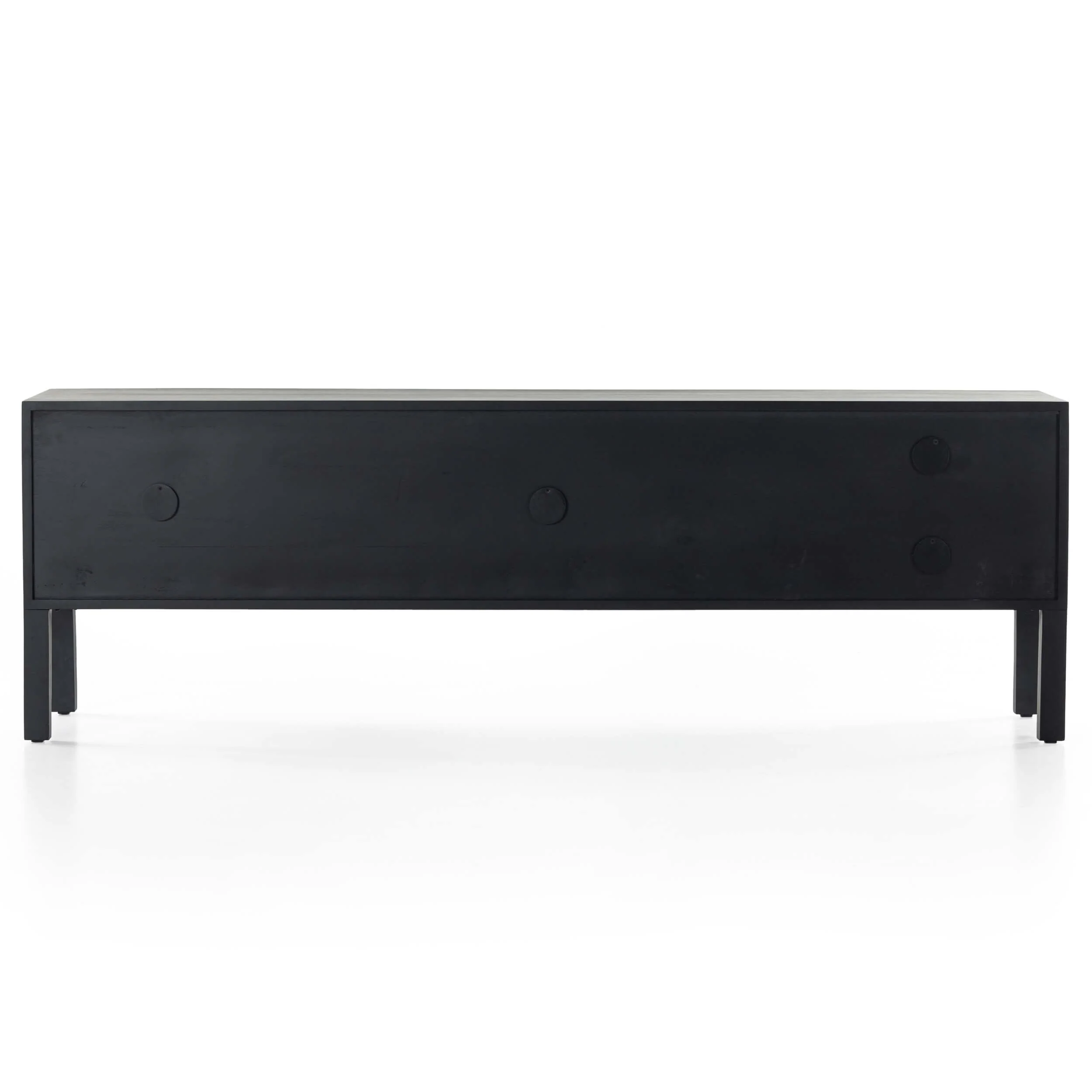 Isador Media Console, Black Wash Poplar by Four Hands - Image 3