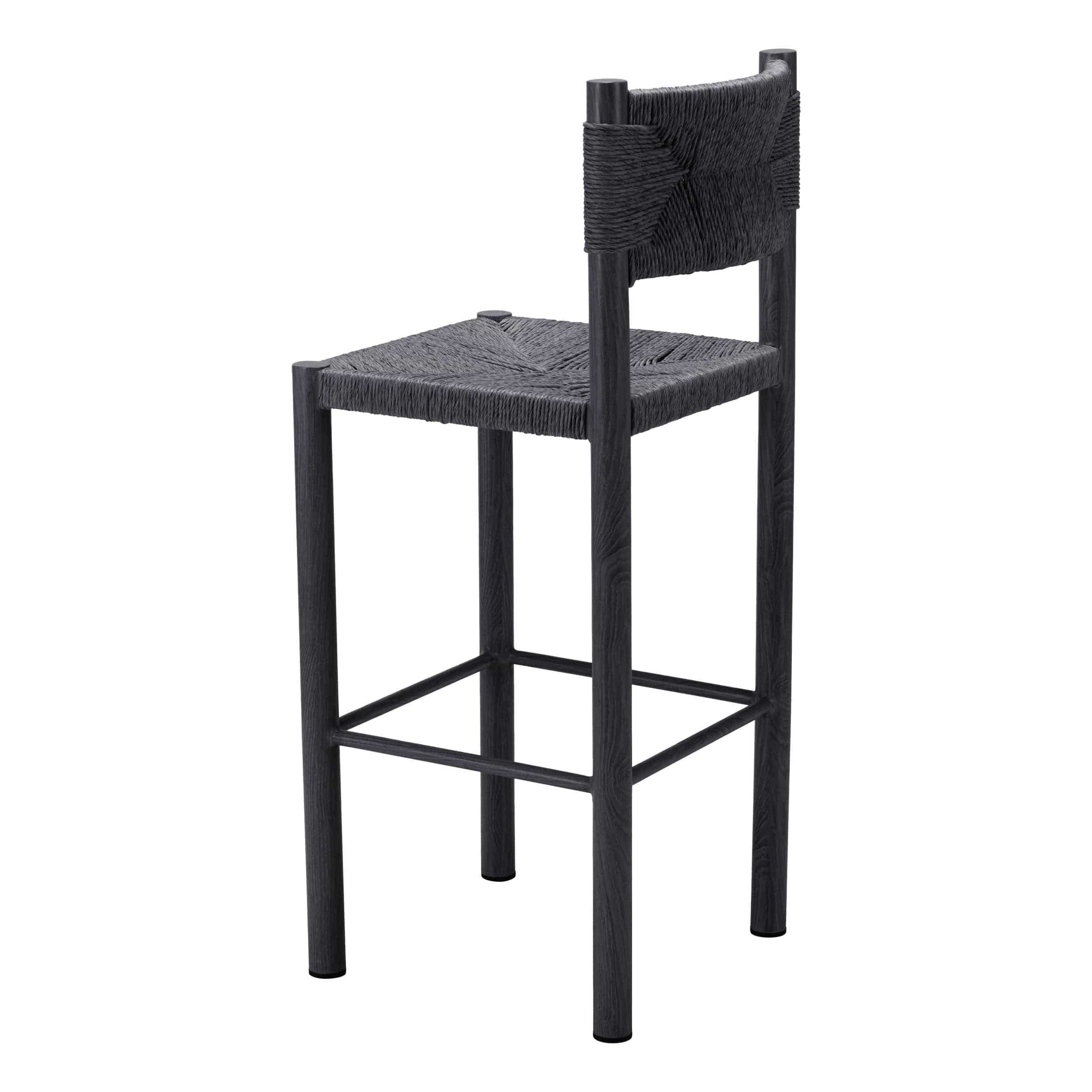 Iska Barstool, Black, Set of 2 - Image 6