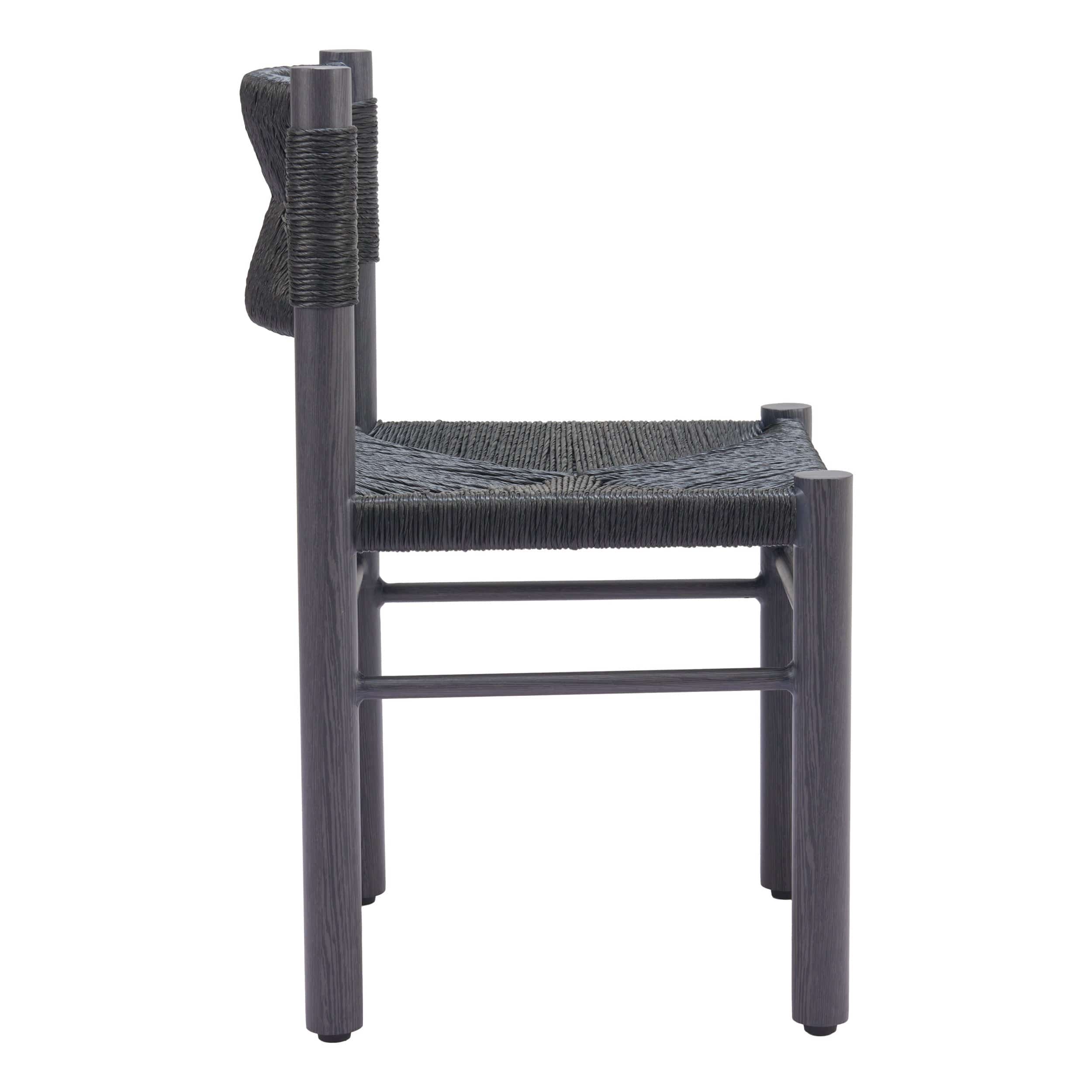 Iska Dining Chair, Black, Set of 2 - Image 3