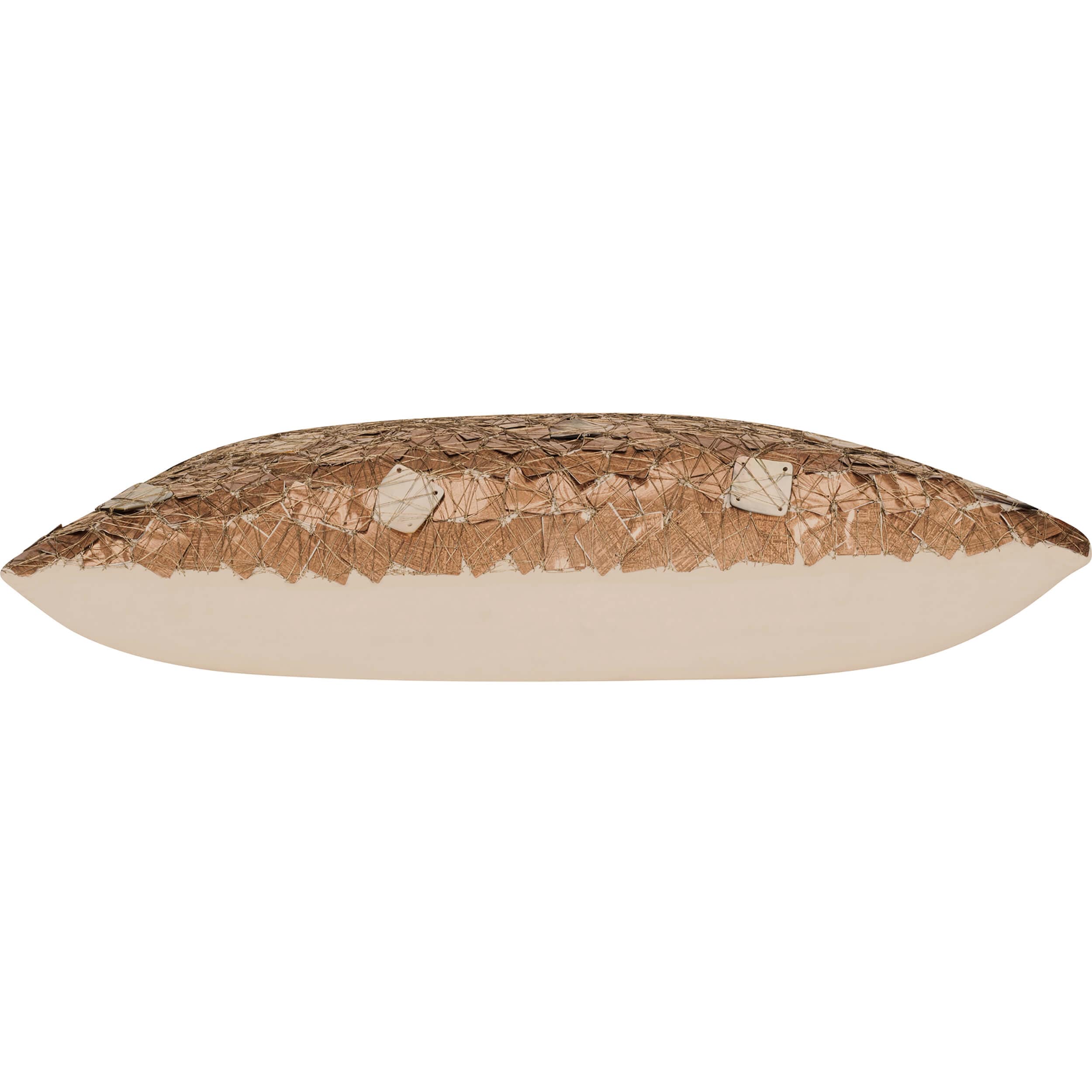 Islay Lumbar Pillow, Mother of Pearl - Image 2