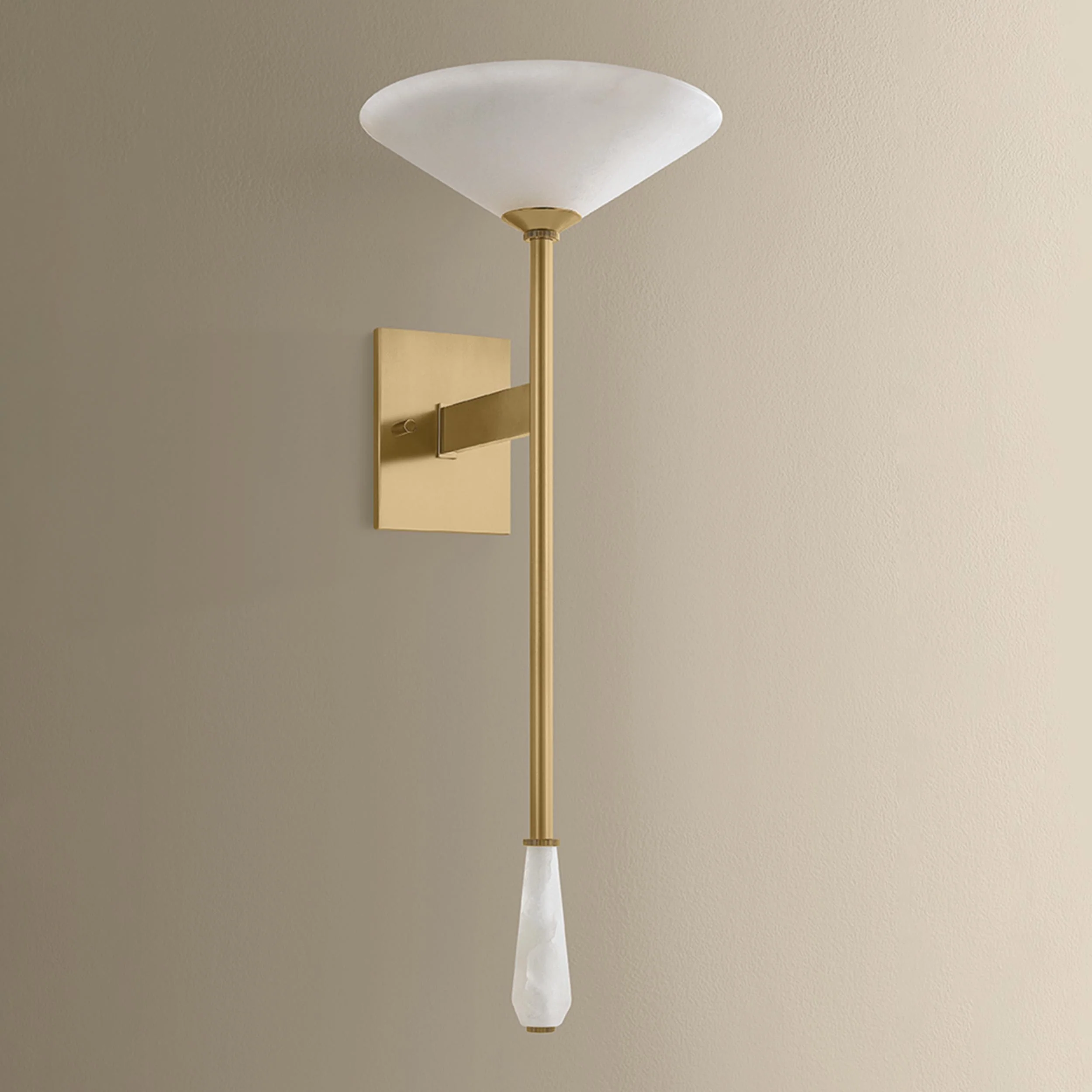 Lausanne Wall Sconce, Vintage Brass - Image 2