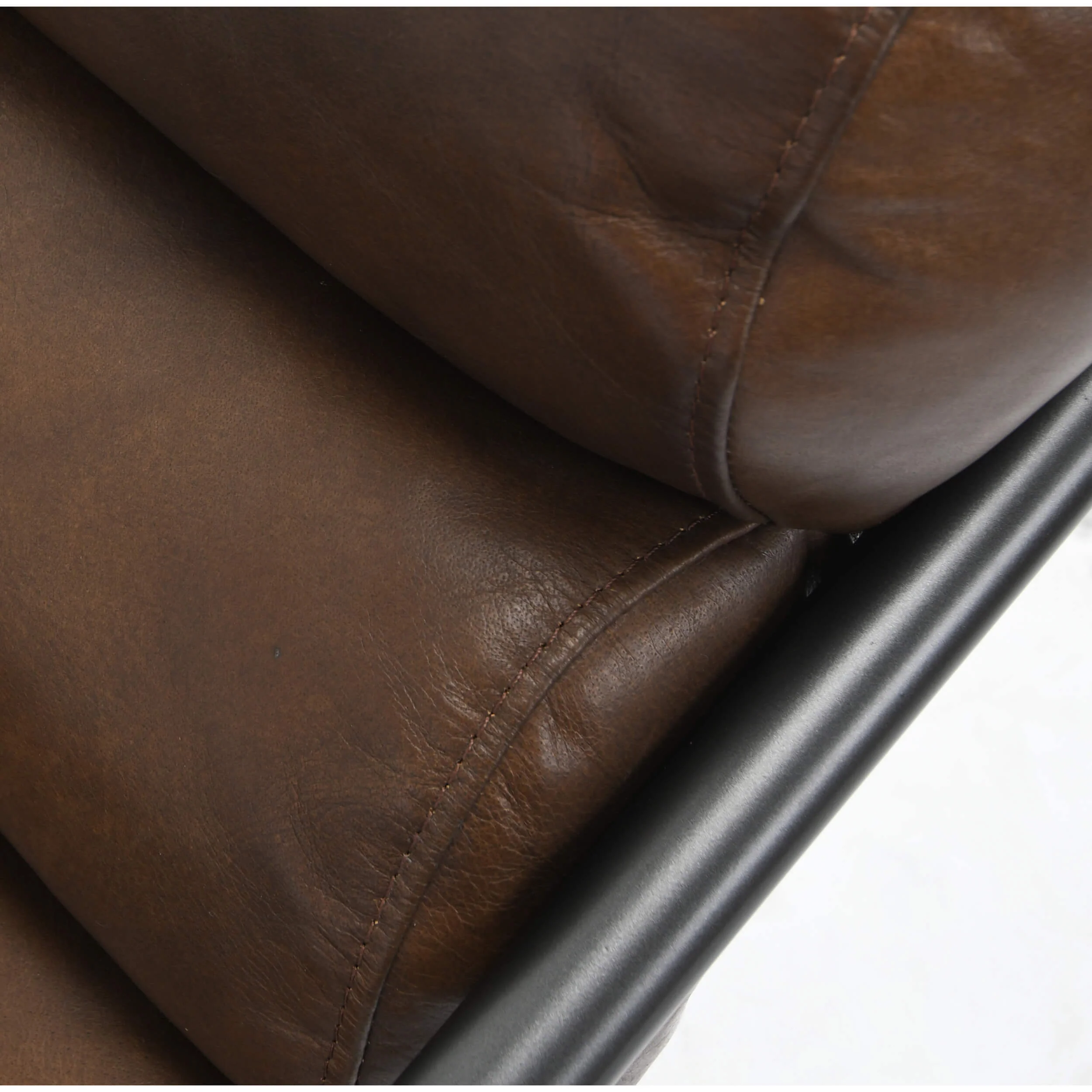 Jackson Leather Chair, Brown - Image 6