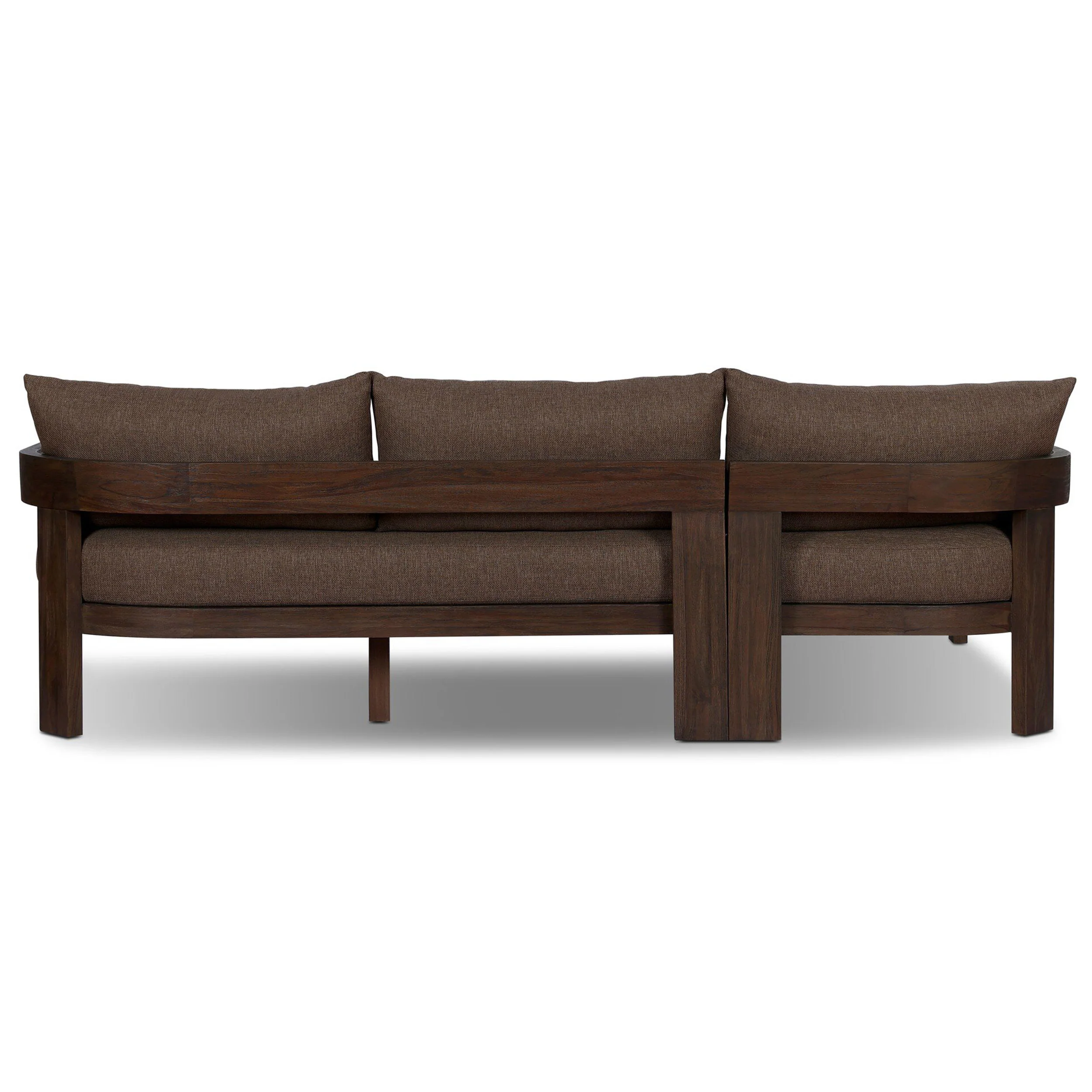 Jackson Outdoor 2 Piece Sectional, Ellor Brown by Four Hands - Image 4