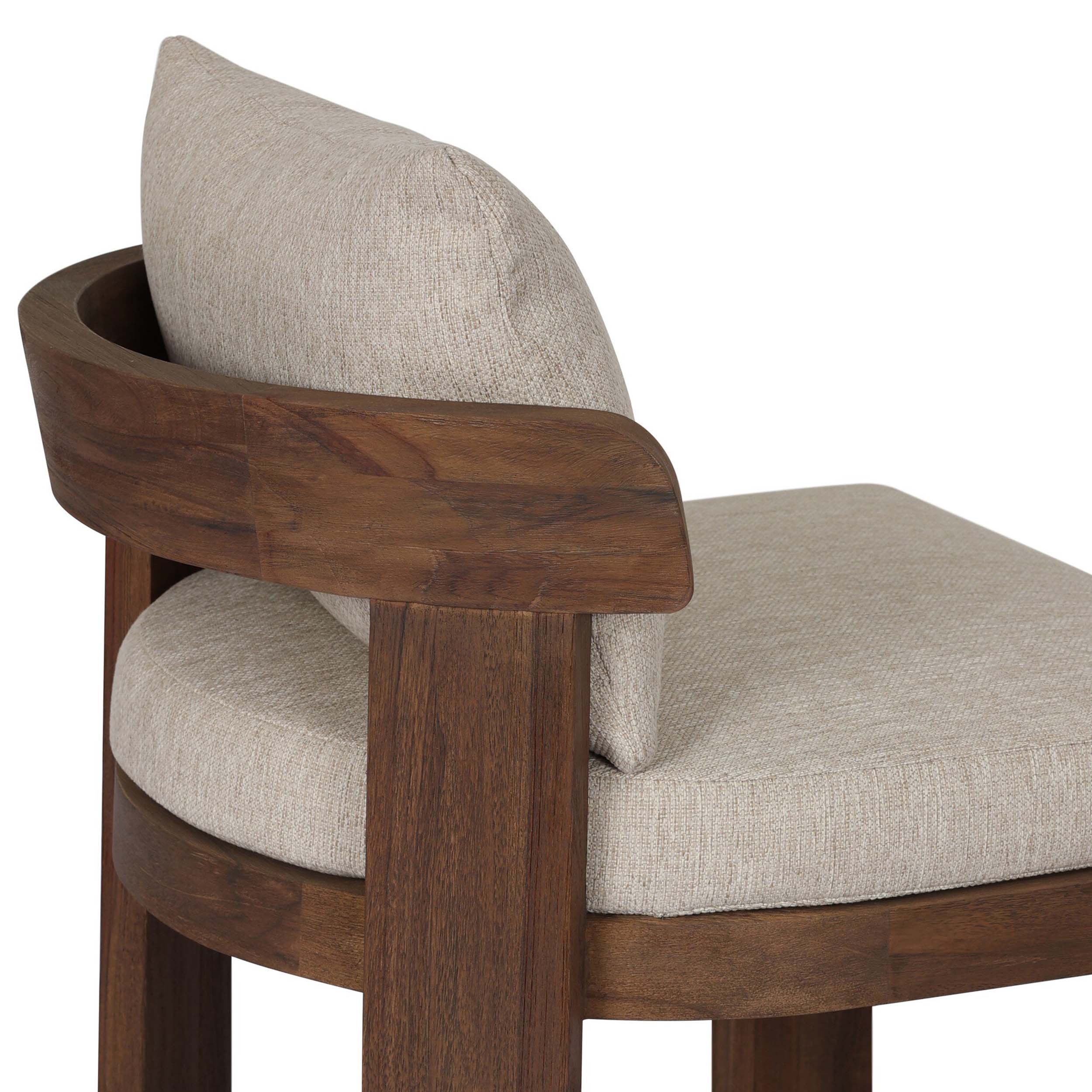 Jackson Outdoor Dining Chair, Ellor Beige, Set of 2 by Four Hands - Image 5