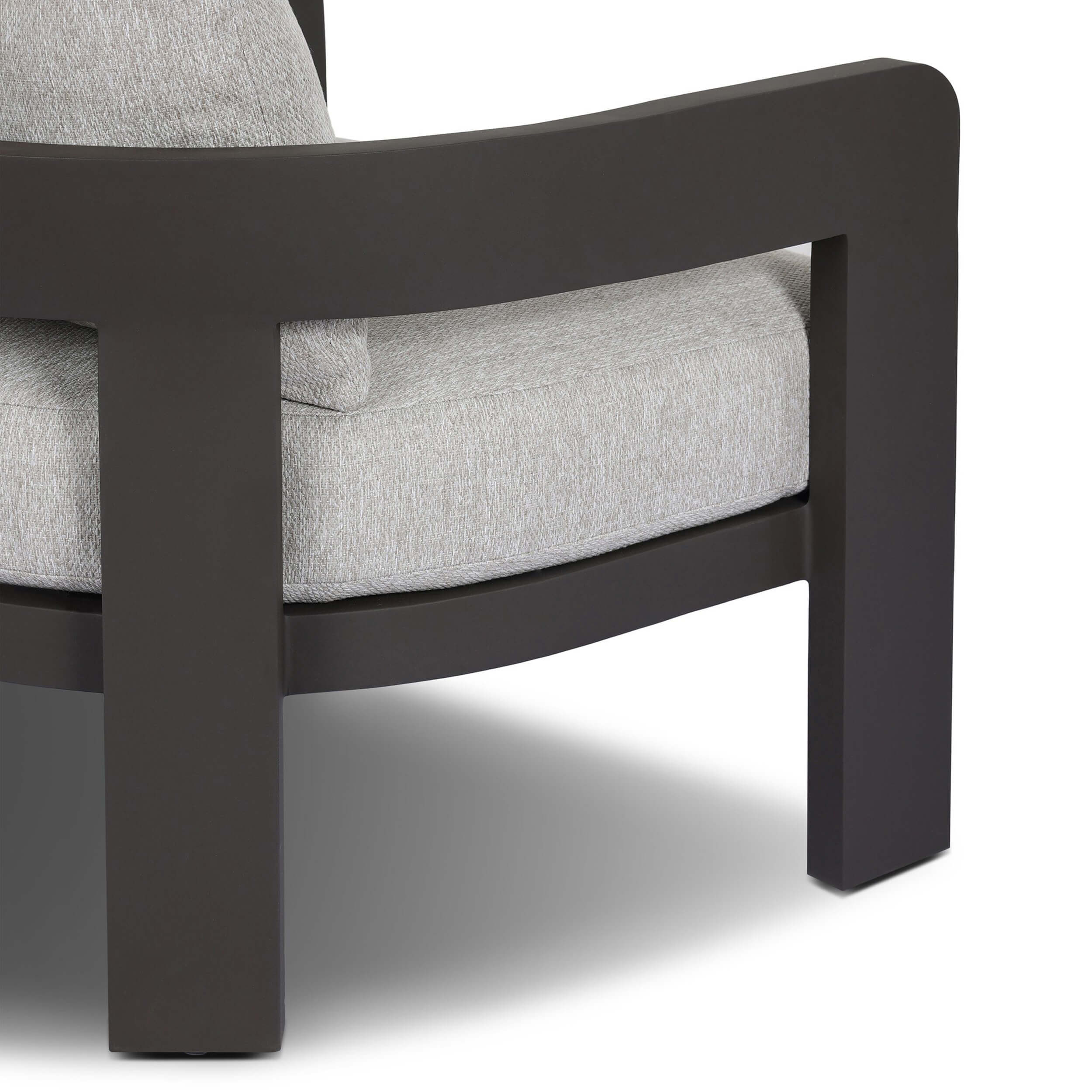 Jackson Outdoor Metal Chair, Concha Fog by Four Hands - Image 5