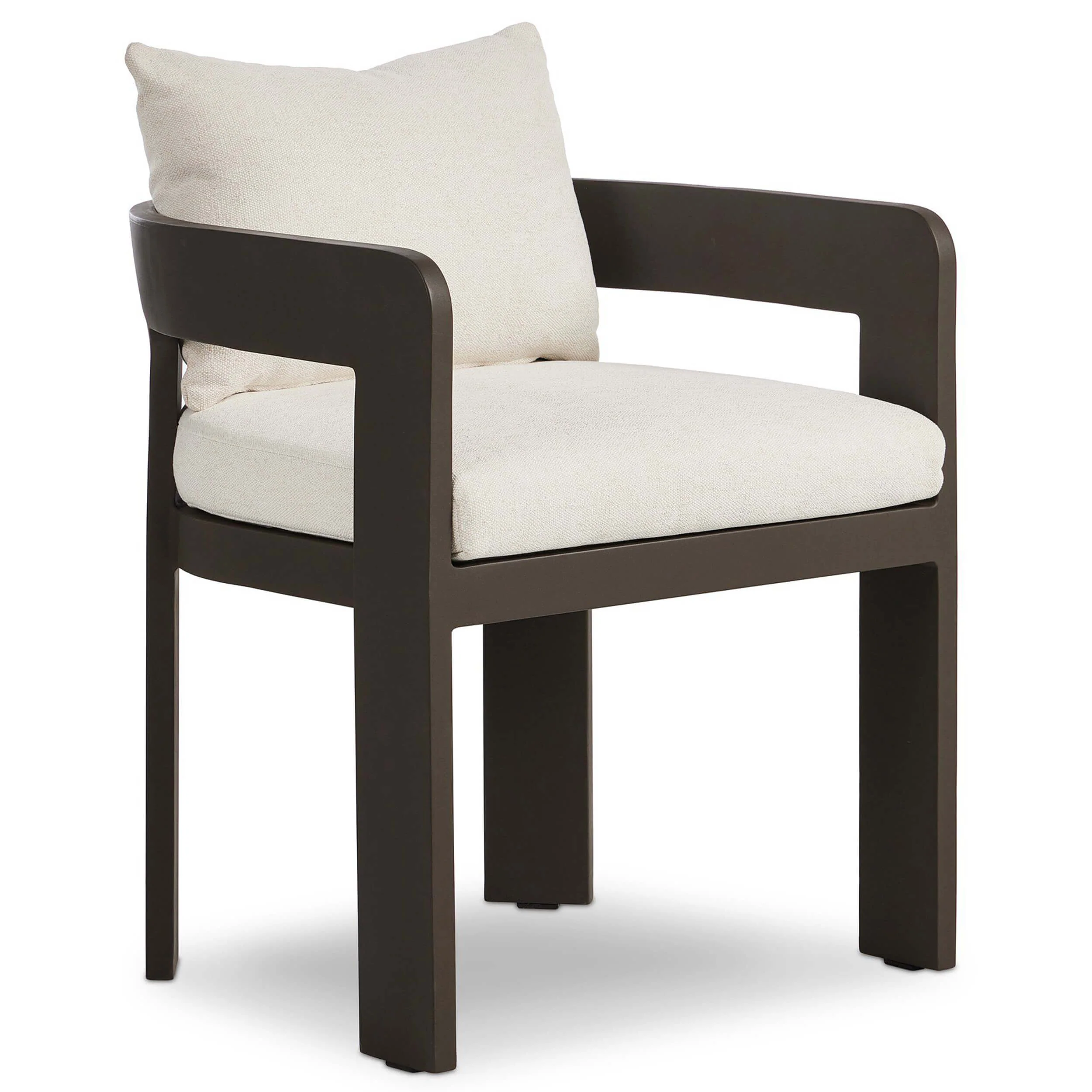 Jackson Outdoor Metal Dining Chair, Alessi Linen, Set of 2 by Four Hands