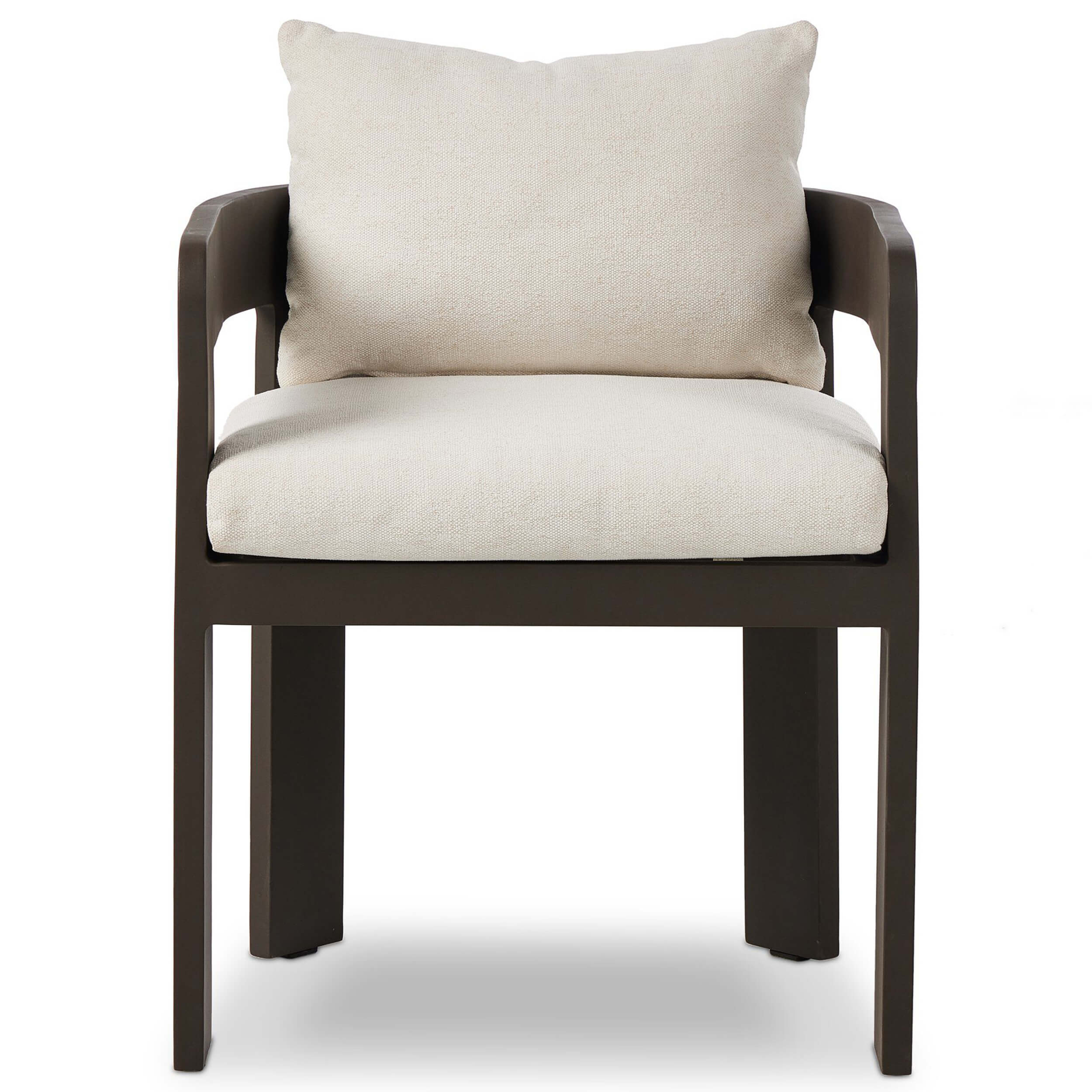 Jackson Outdoor Metal Dining Chair, Alessi Linen, Set of 2 by Four Hands - Image 2