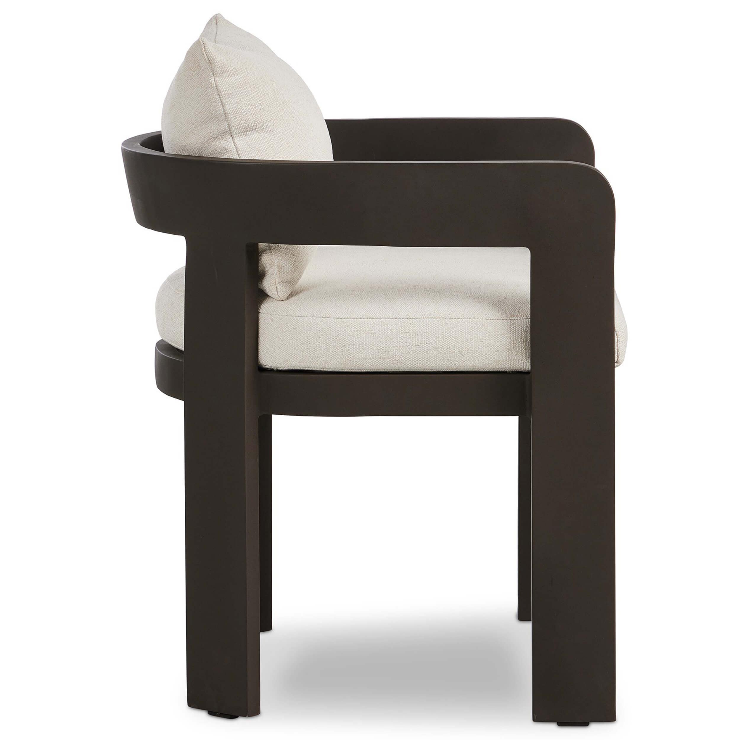 Jackson Outdoor Metal Dining Chair, Alessi Linen, Set of 2 by Four Hands - Image 3