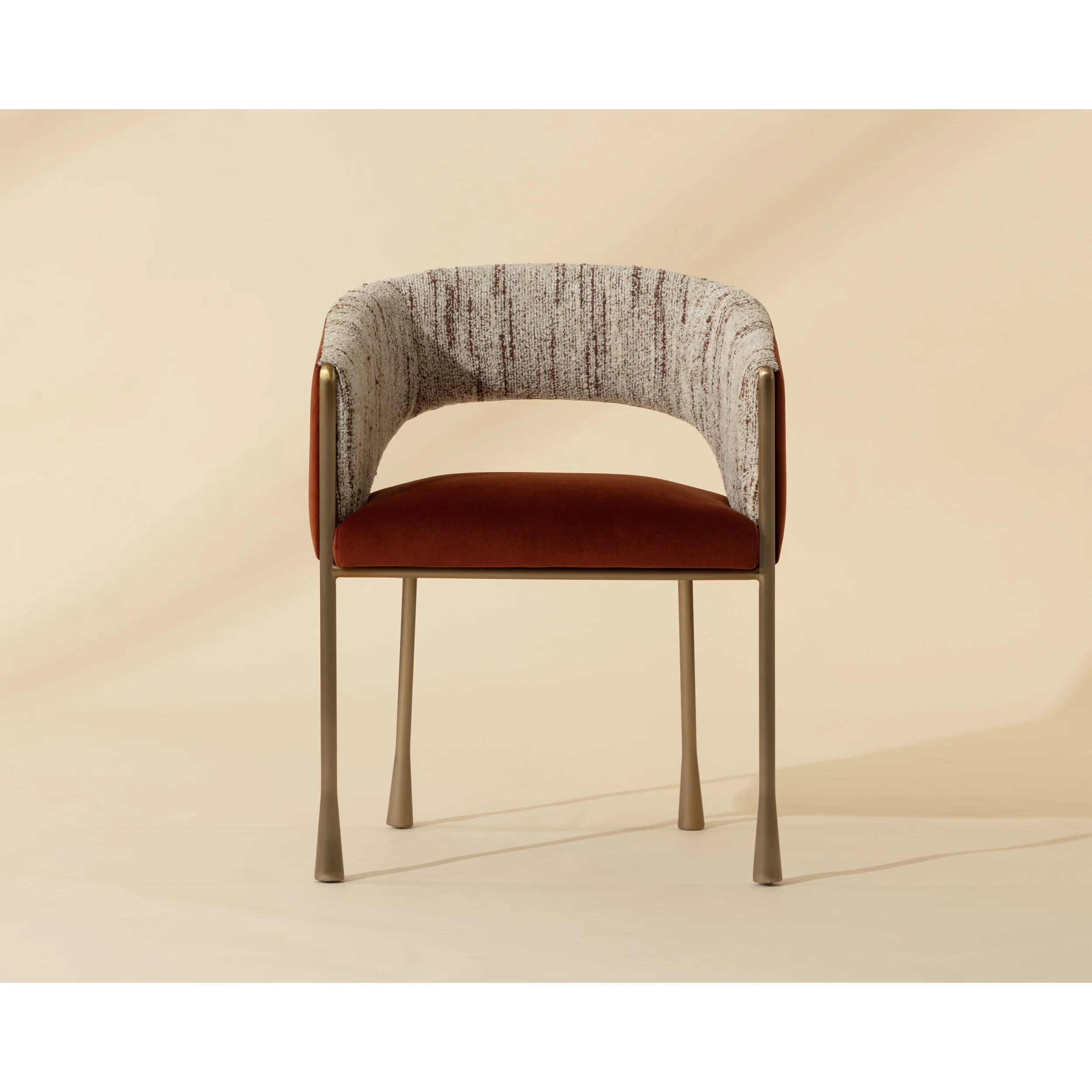 Jahara Arm Chair, Meg Rust/Terri Nutmeg, Set of 2 - Image 5