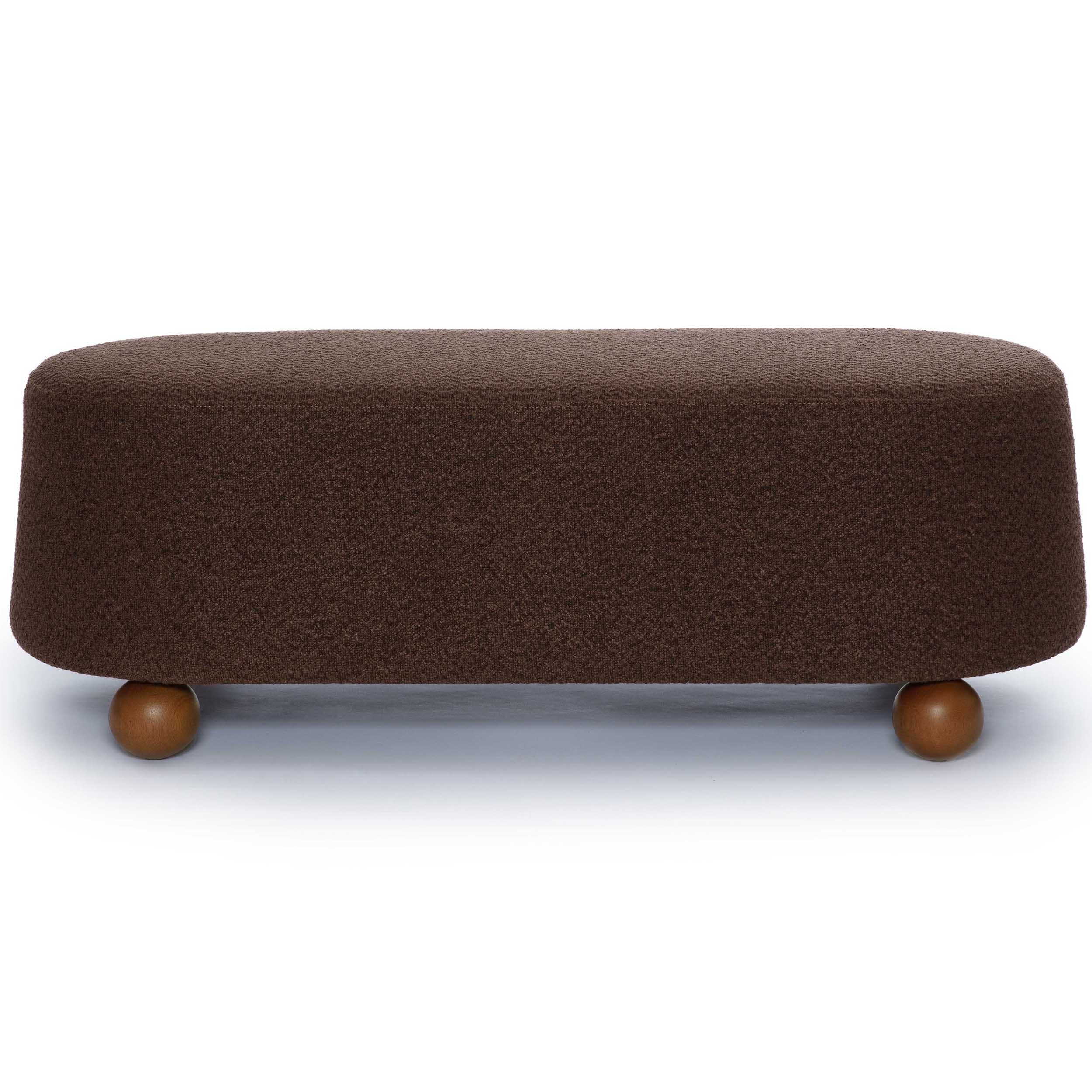 Jaine Ottoman, Brown - Image 2