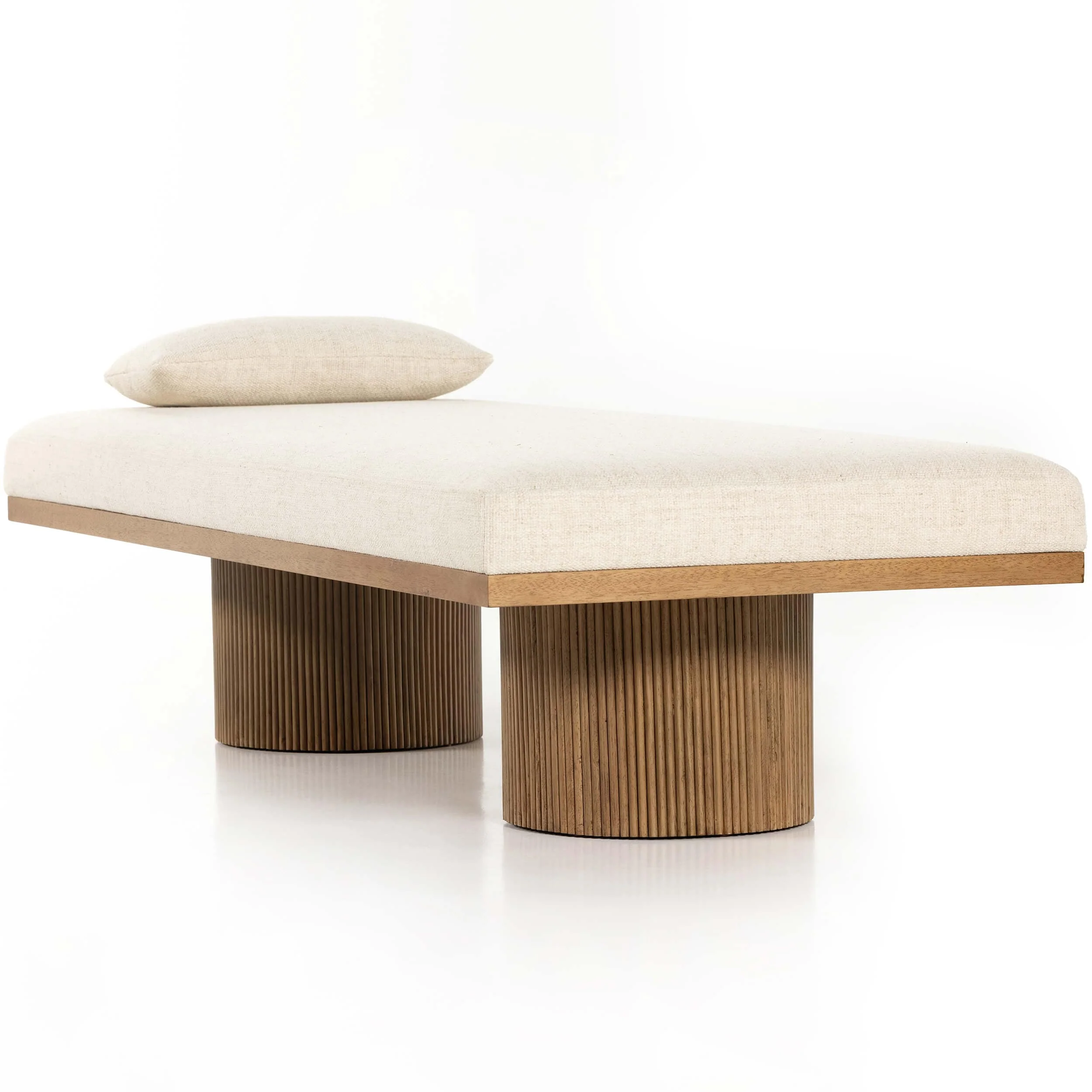 Jakobi Chaise, Thames Cream by Four Hands - Image 4