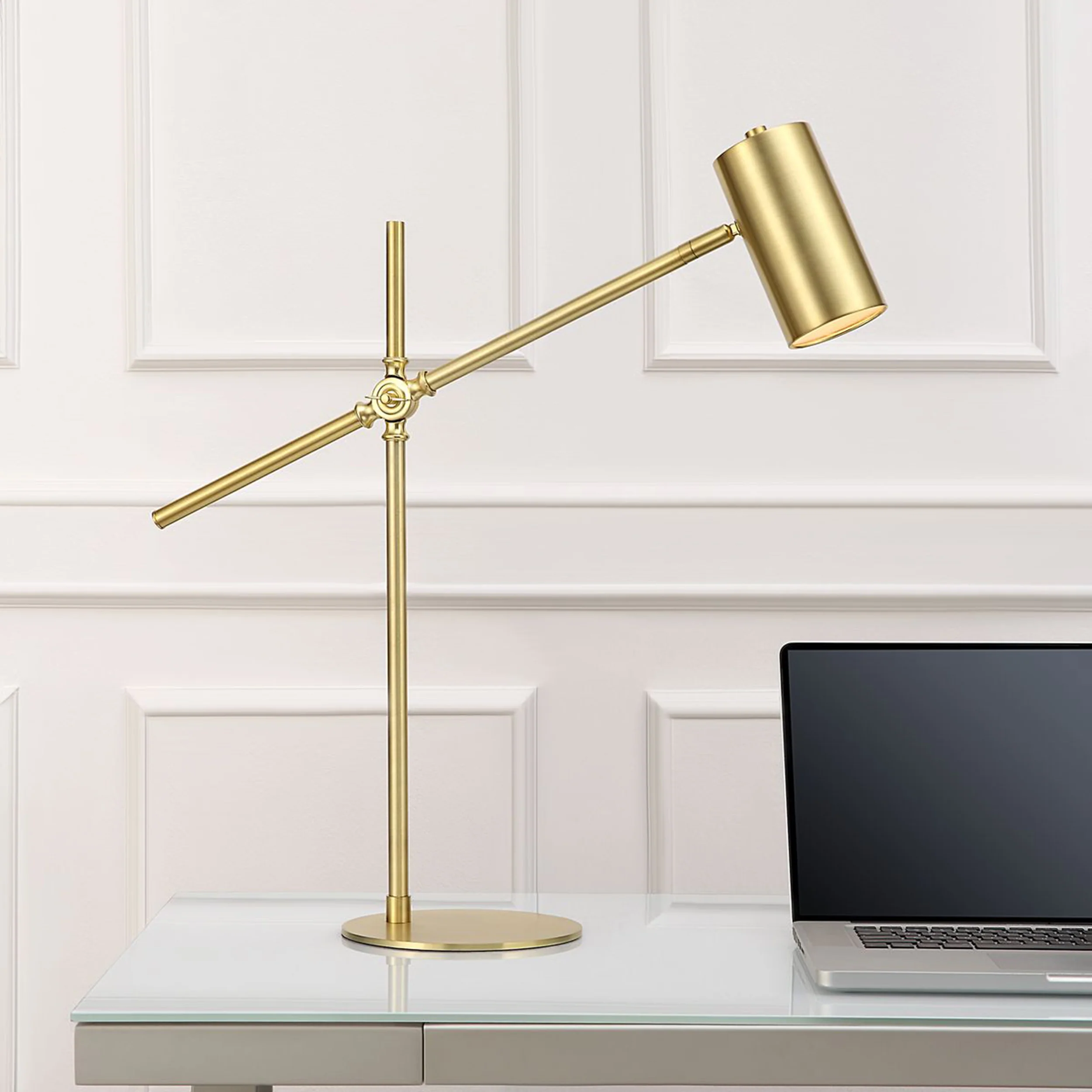 Jamie Desk Lamp, Brushed Gold - Image 6