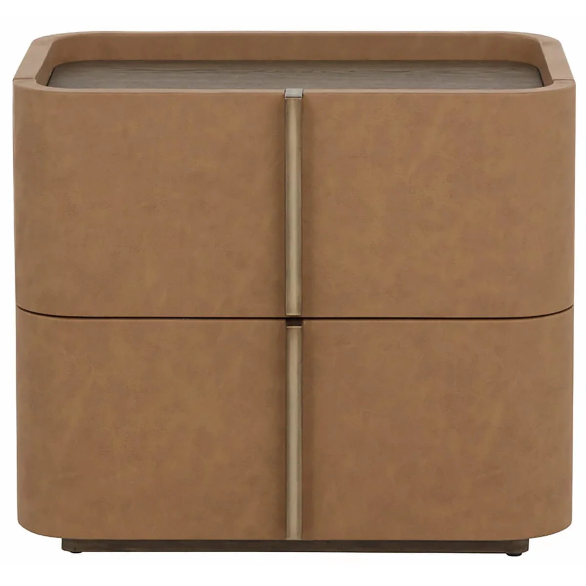 Jamille Small Nightstand, Miliken Cognac - Image 2