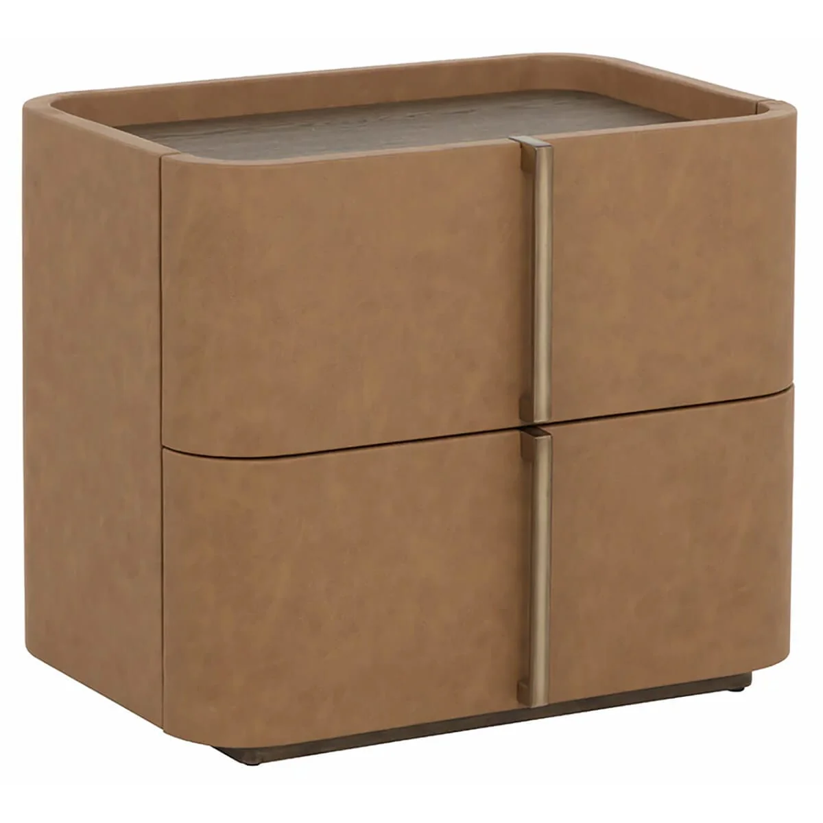 Jamille Small Nightstand, Miliken Cognac
