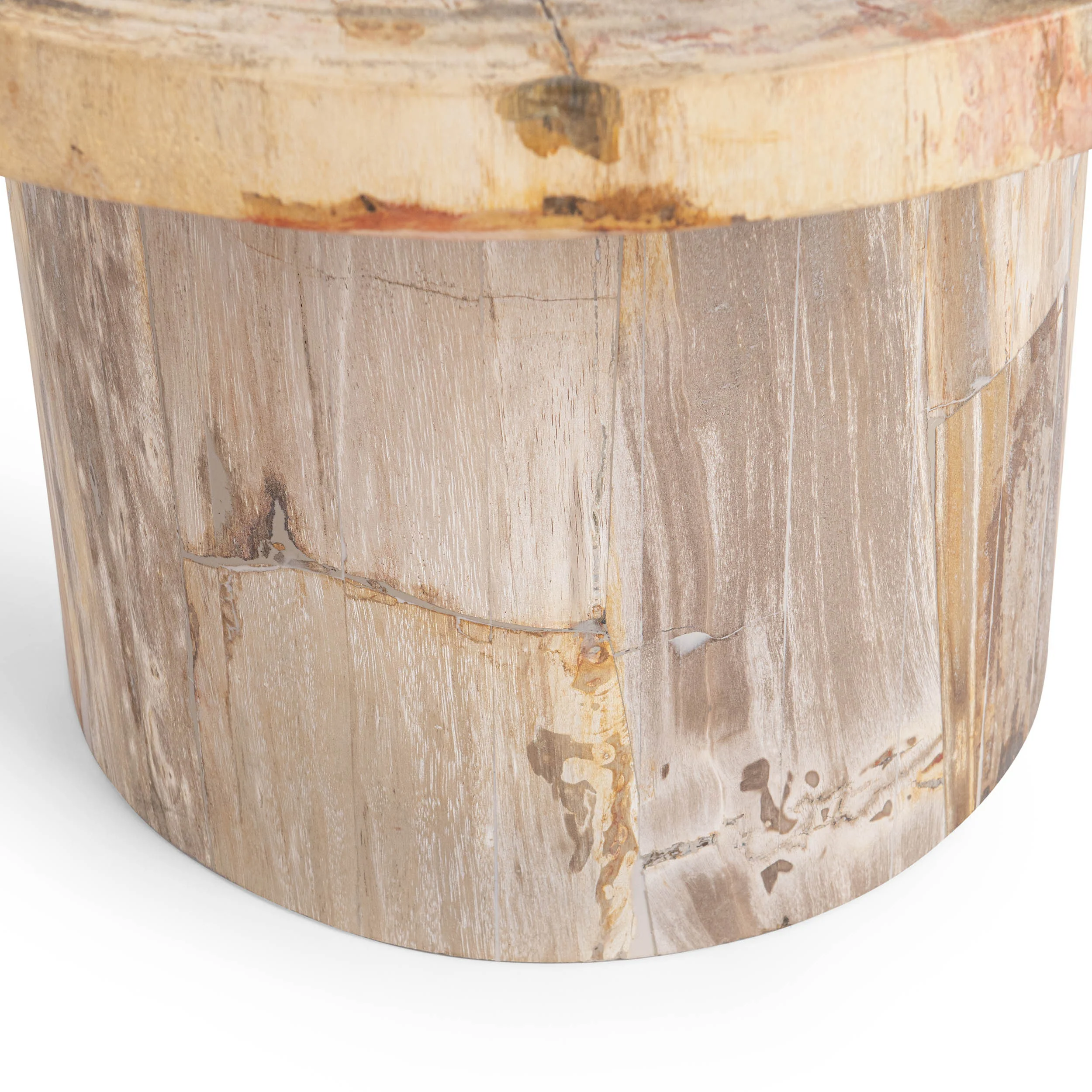 Janelle Round Accent Table, Sepia Vein - Image 3