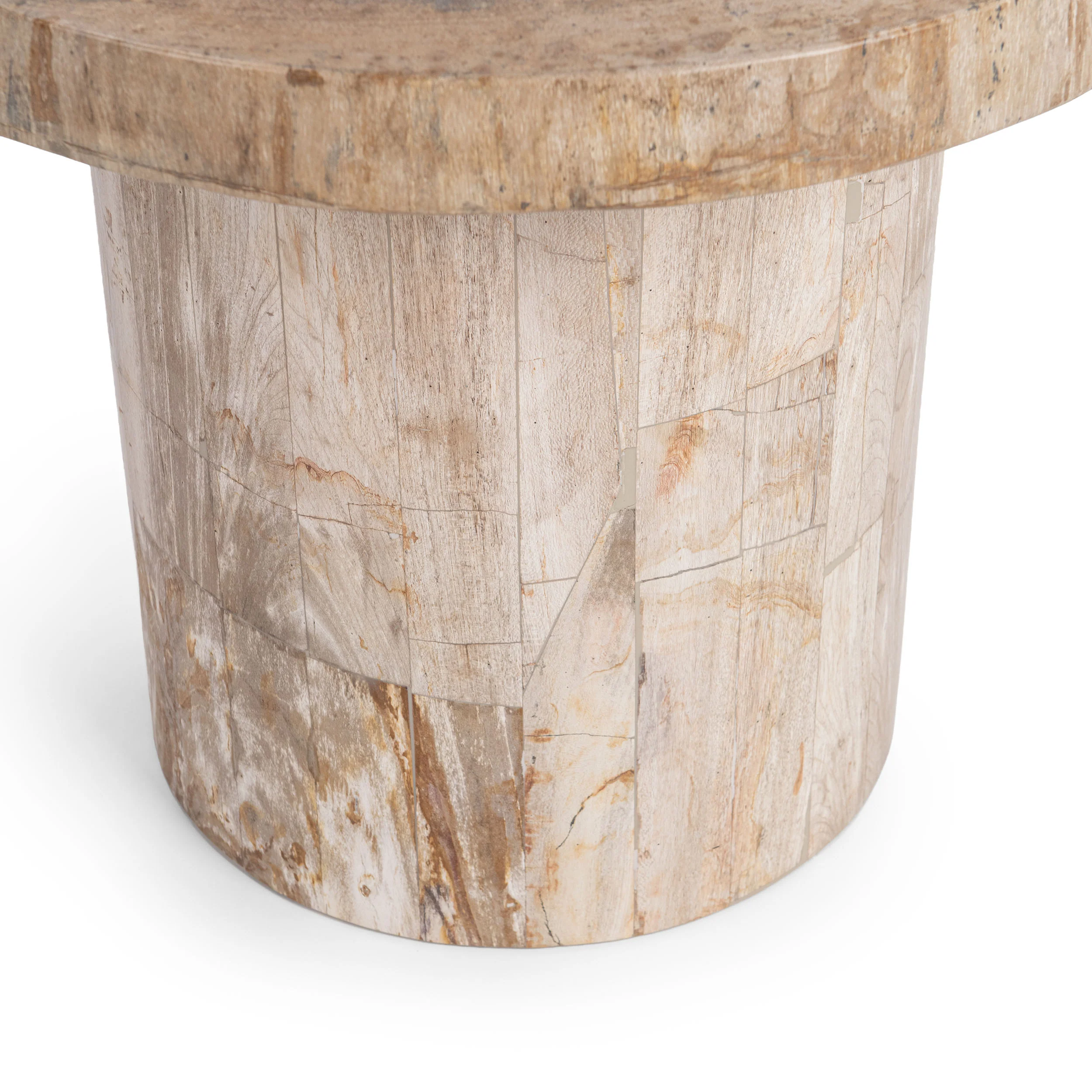 Janelle Round Accent Table, Sepia Vein - Image 7