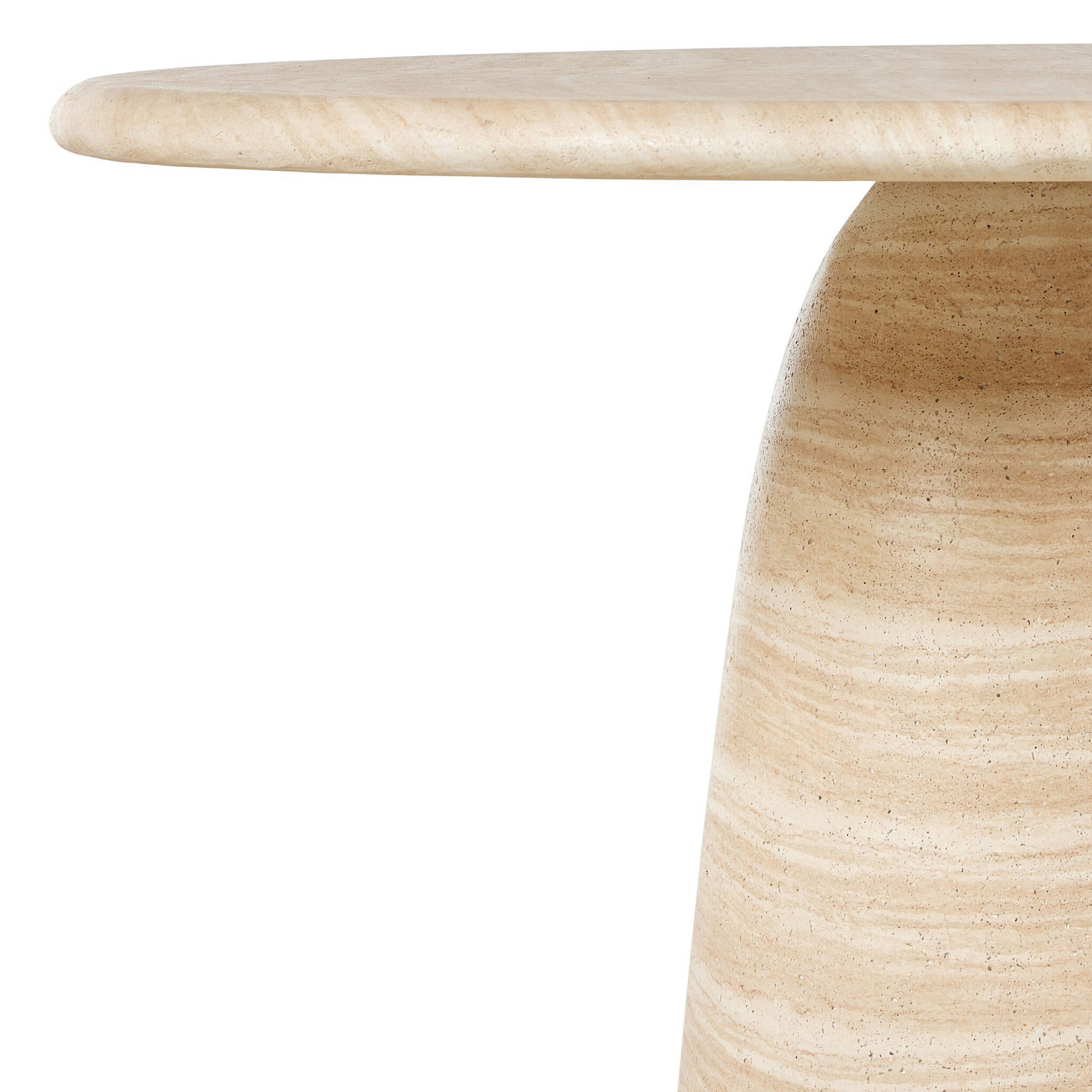 Janice Dining Table, Sand Striae by Four Hands - Image 5