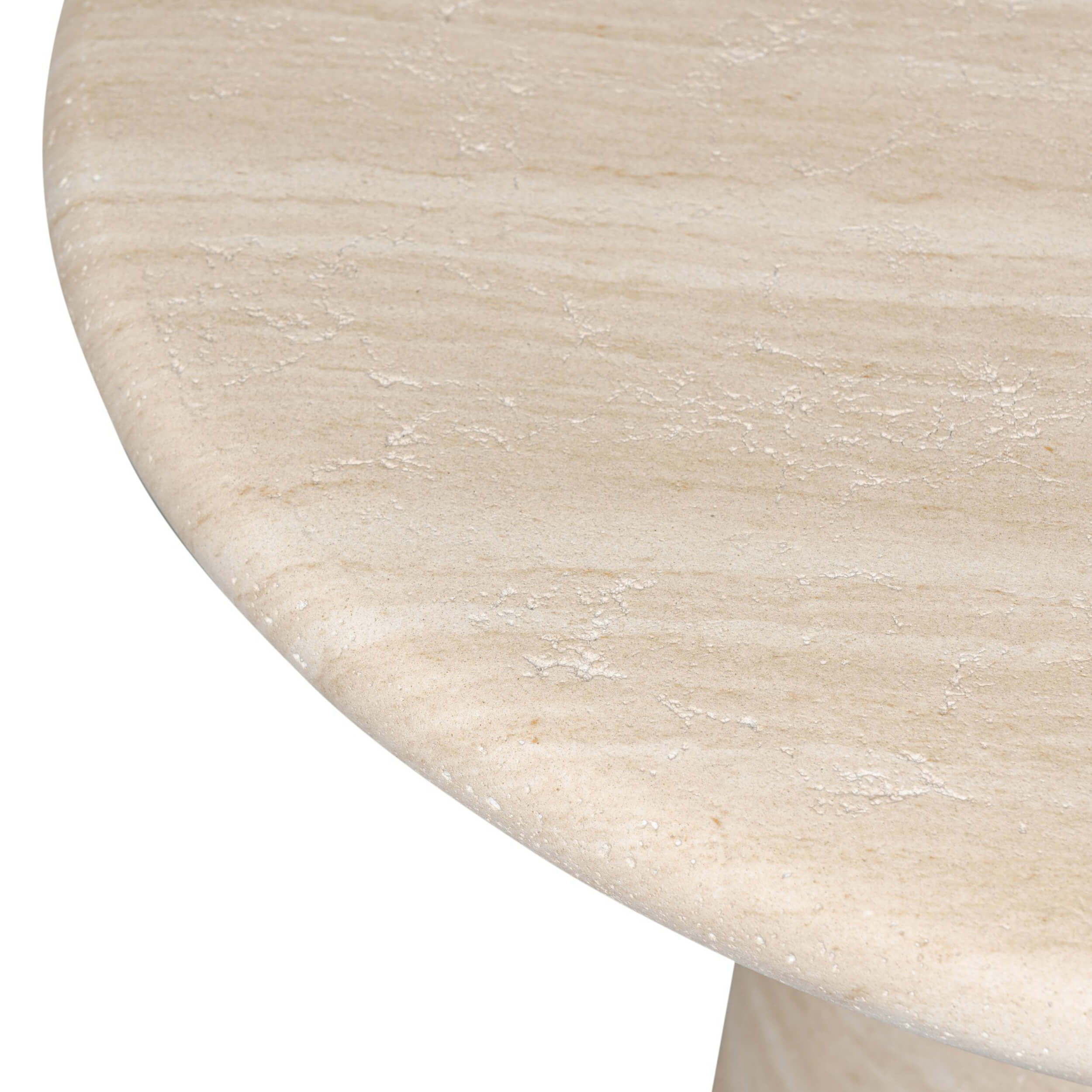 Janice End Table, Sand Striae by Four Hands - Image 4