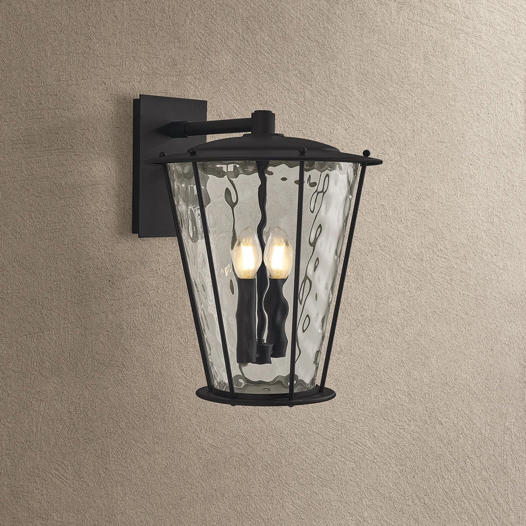 Jantzen Wall Sconce, Textured Black - Image 4