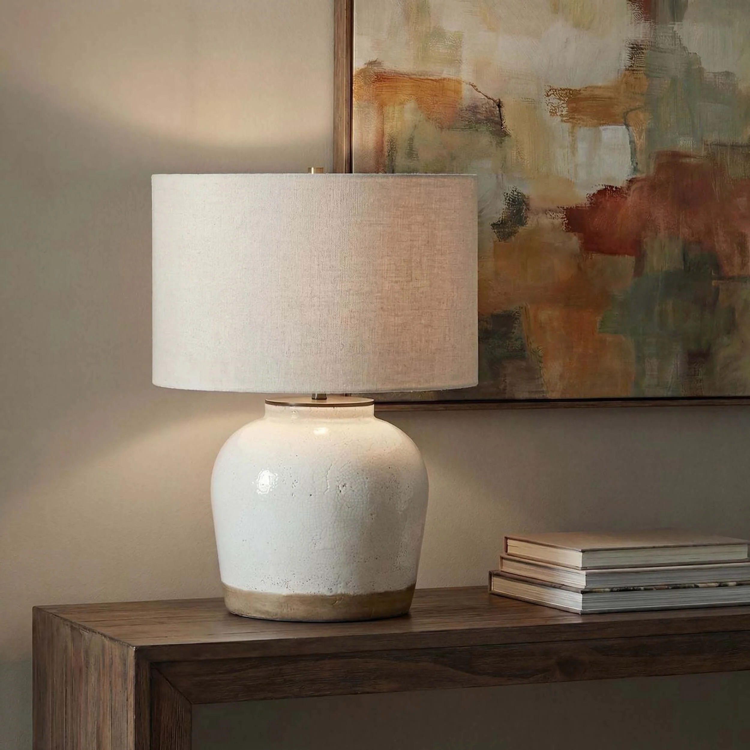 Jarret Table Lamp, White - Image 4