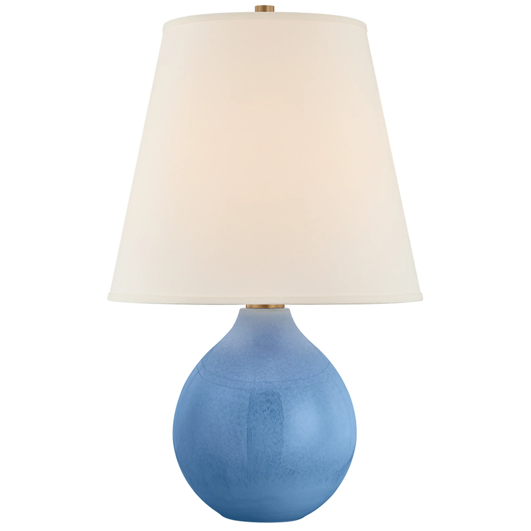 Jarvis Table Lamp, Patina Brass/Ceramic Dappled Lapis