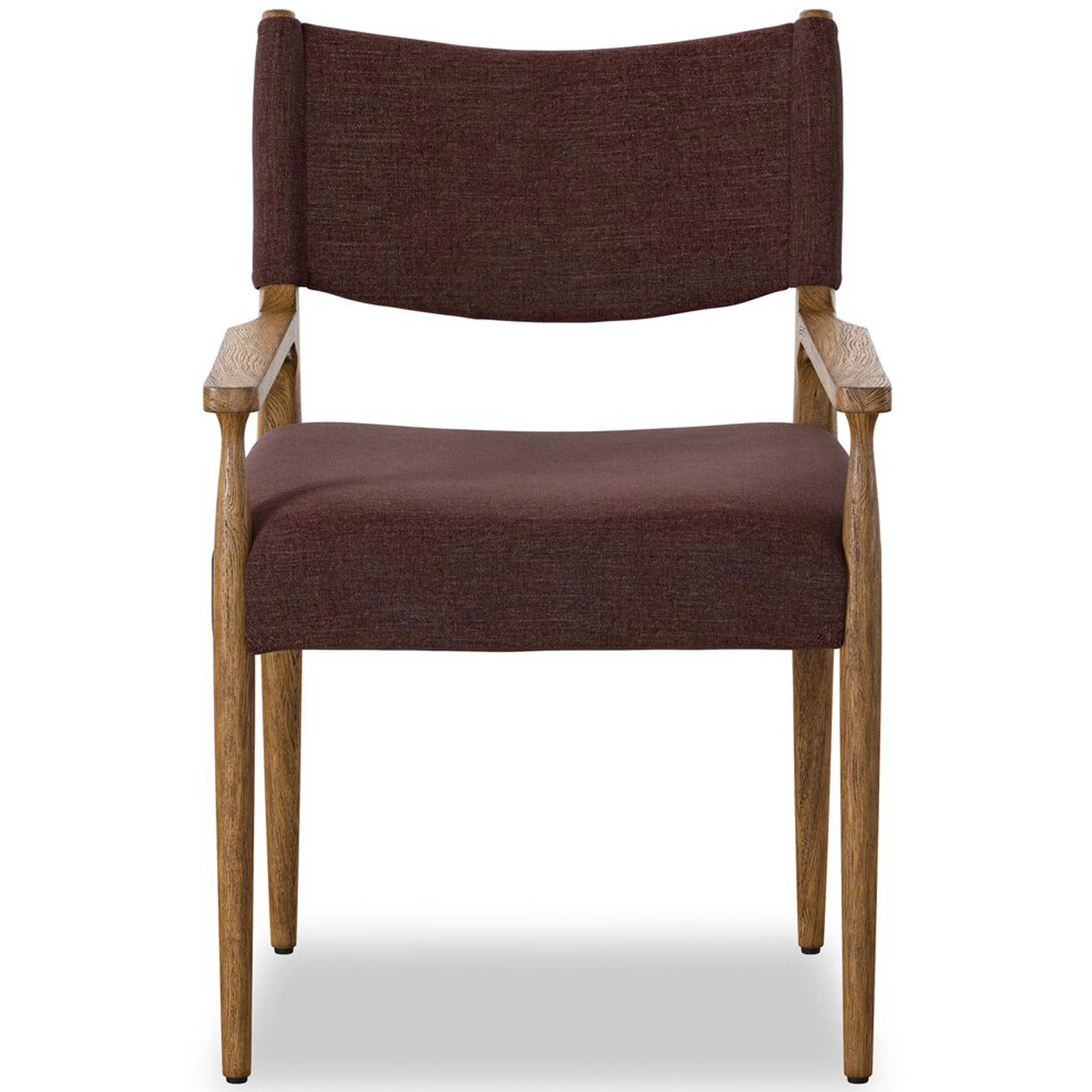 Jayla Arm Chair, Laughlin Plum by Four Hands - Image 2