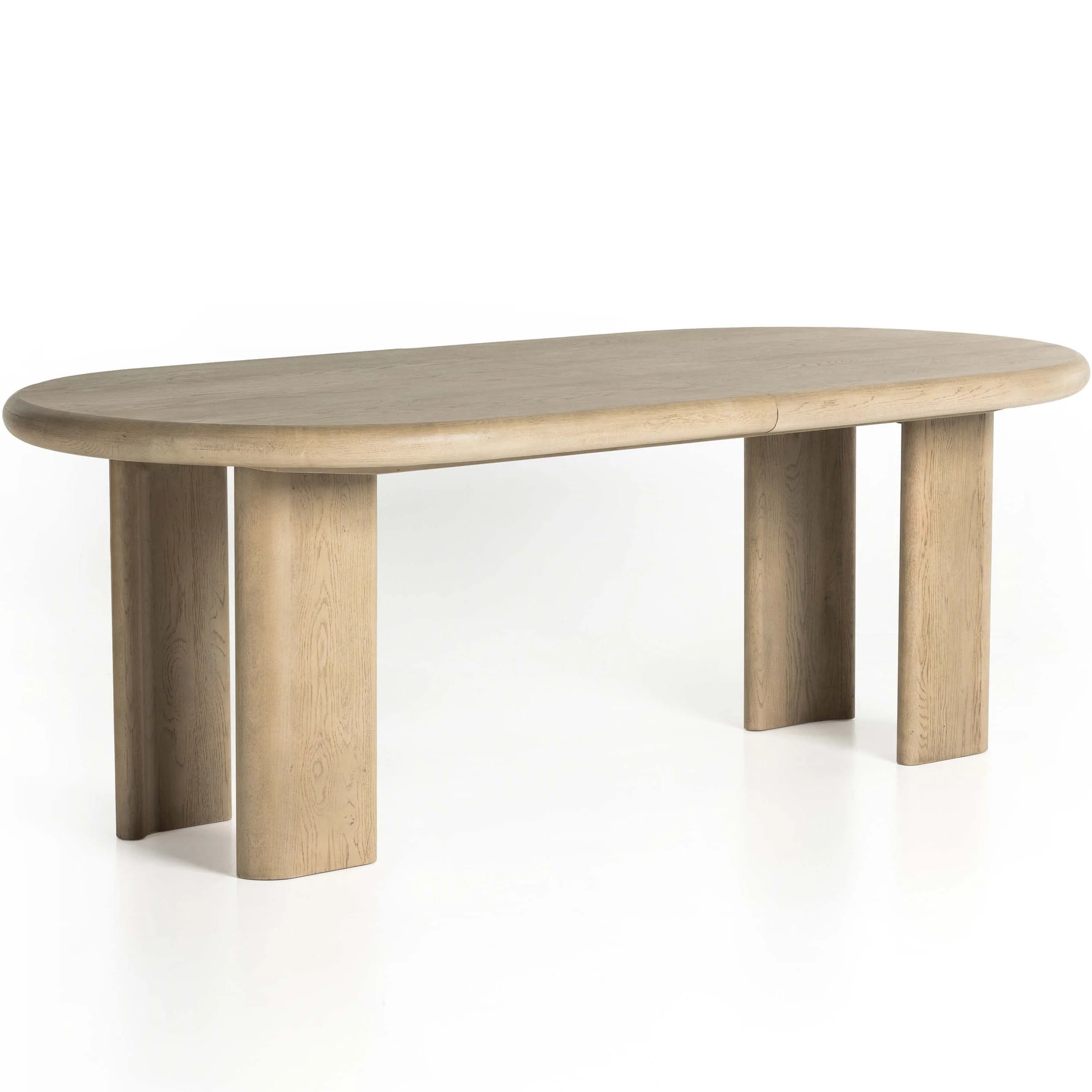 Jaylen Extension Dining Table, Light Oak by Four Hands