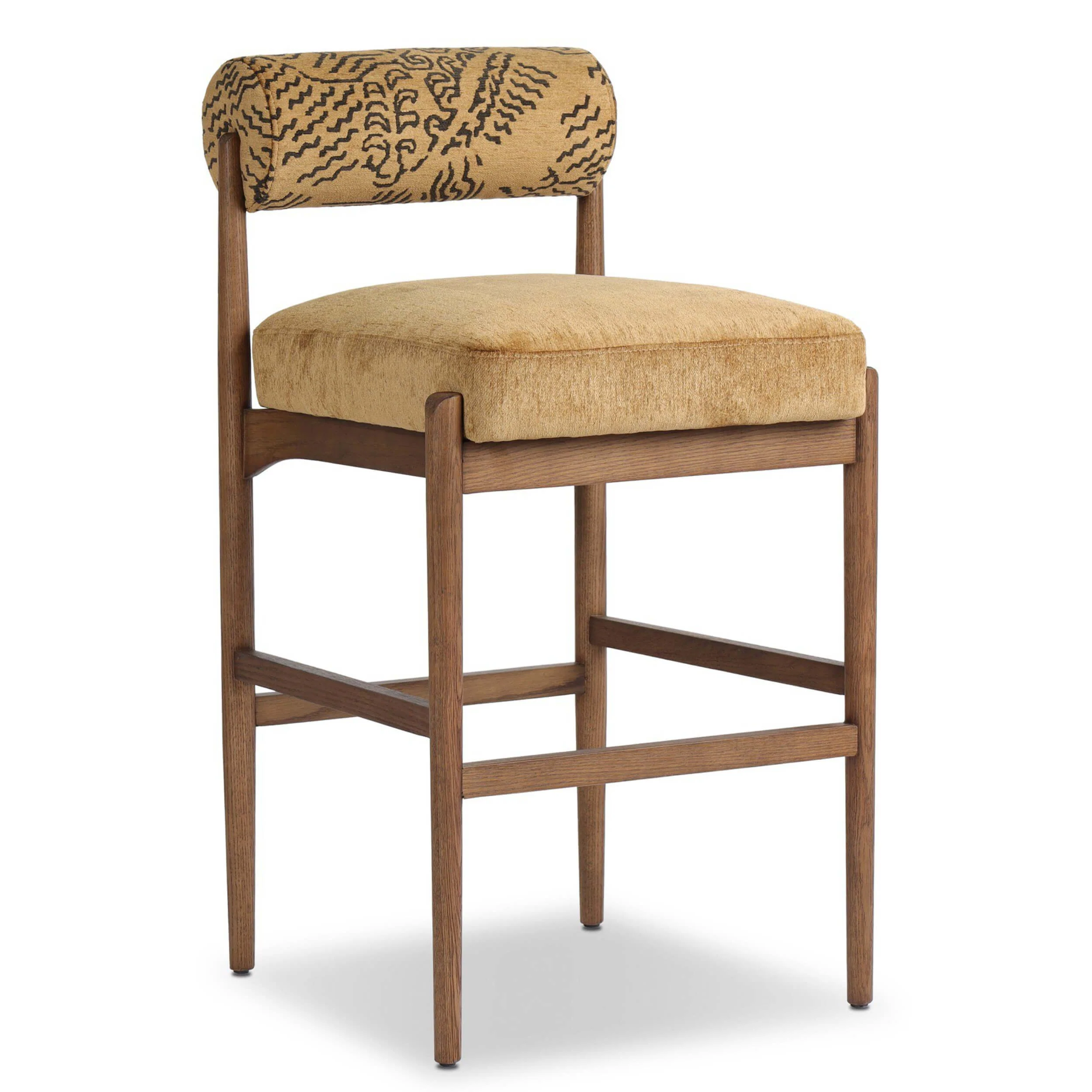 Jazelle Bar & Counter Stool, Dharma Ochre by Four Hands - Image 7