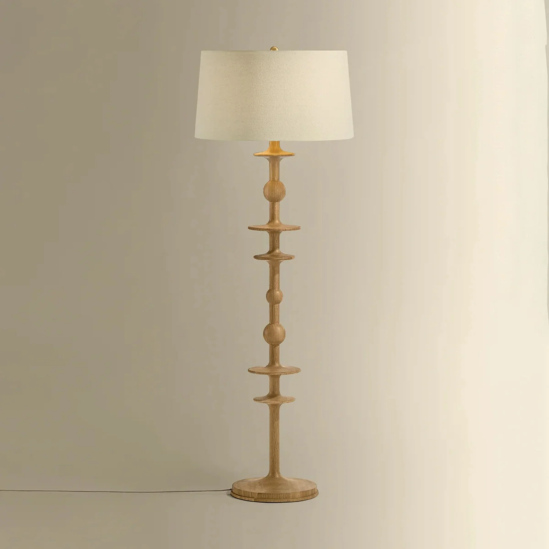 Jefferson Height Floor Lamp, Aged Brass - Image 3