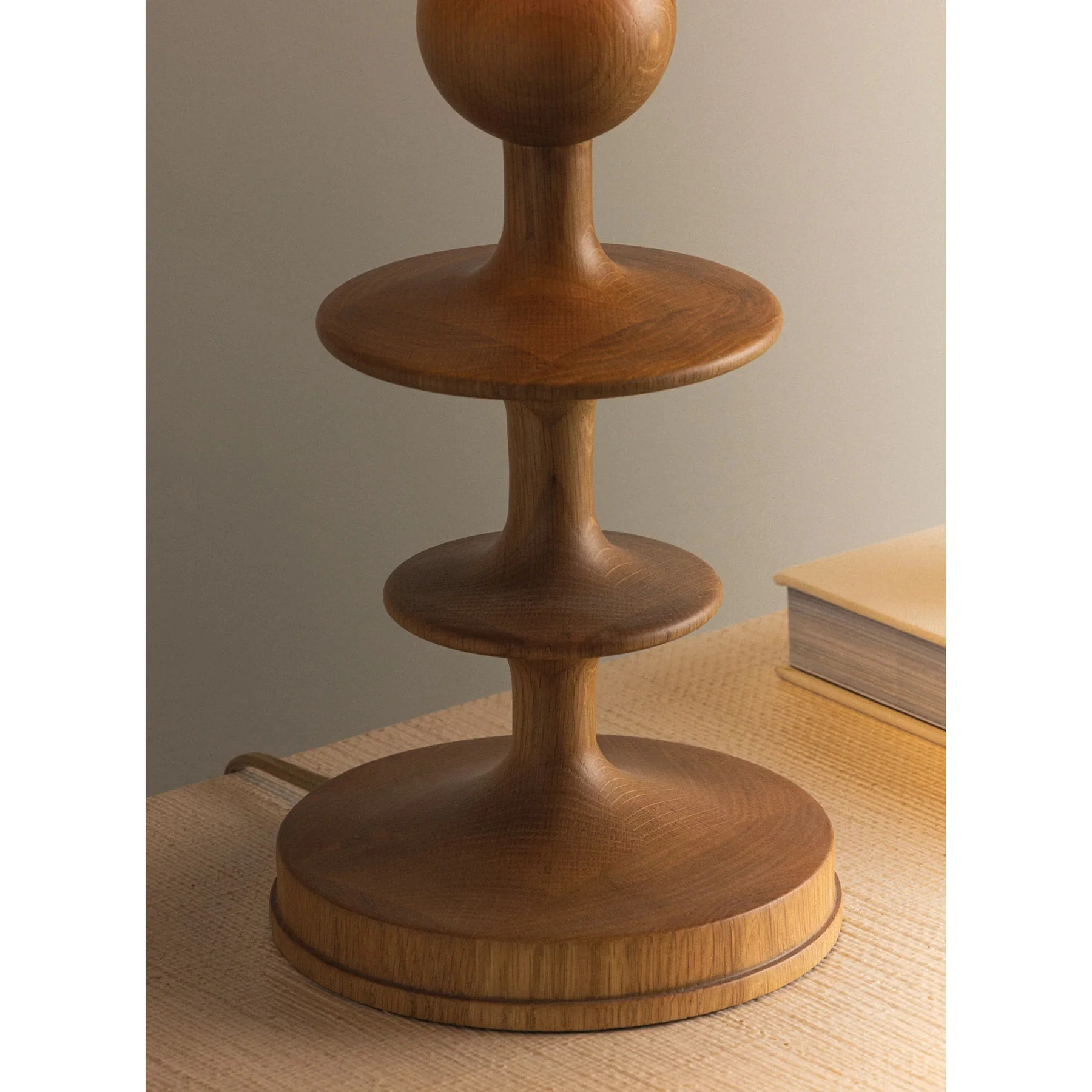 Jefferson Height Table Lamp, Aged Brass - Image 6