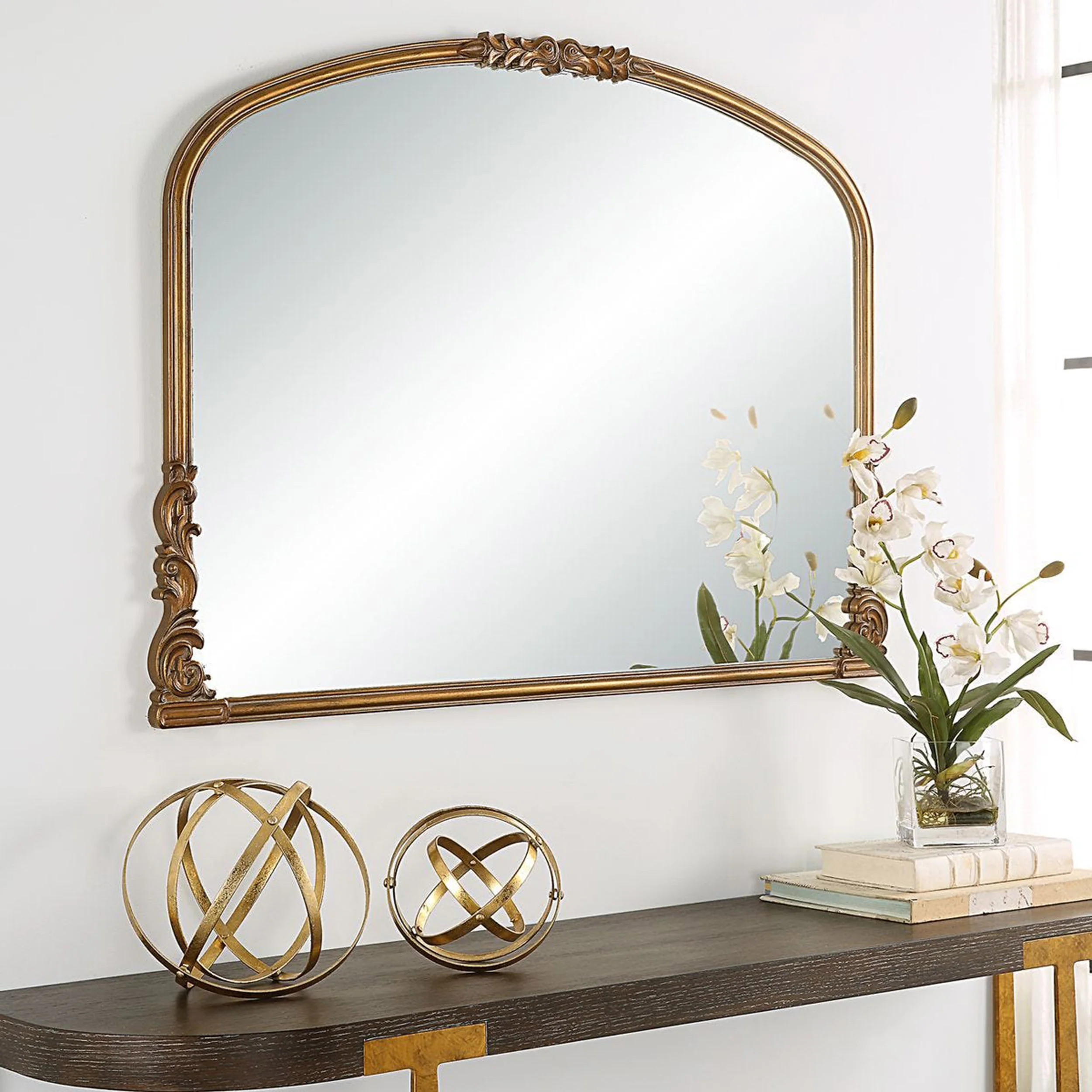 Jelani Mirror, Gold - Image 4