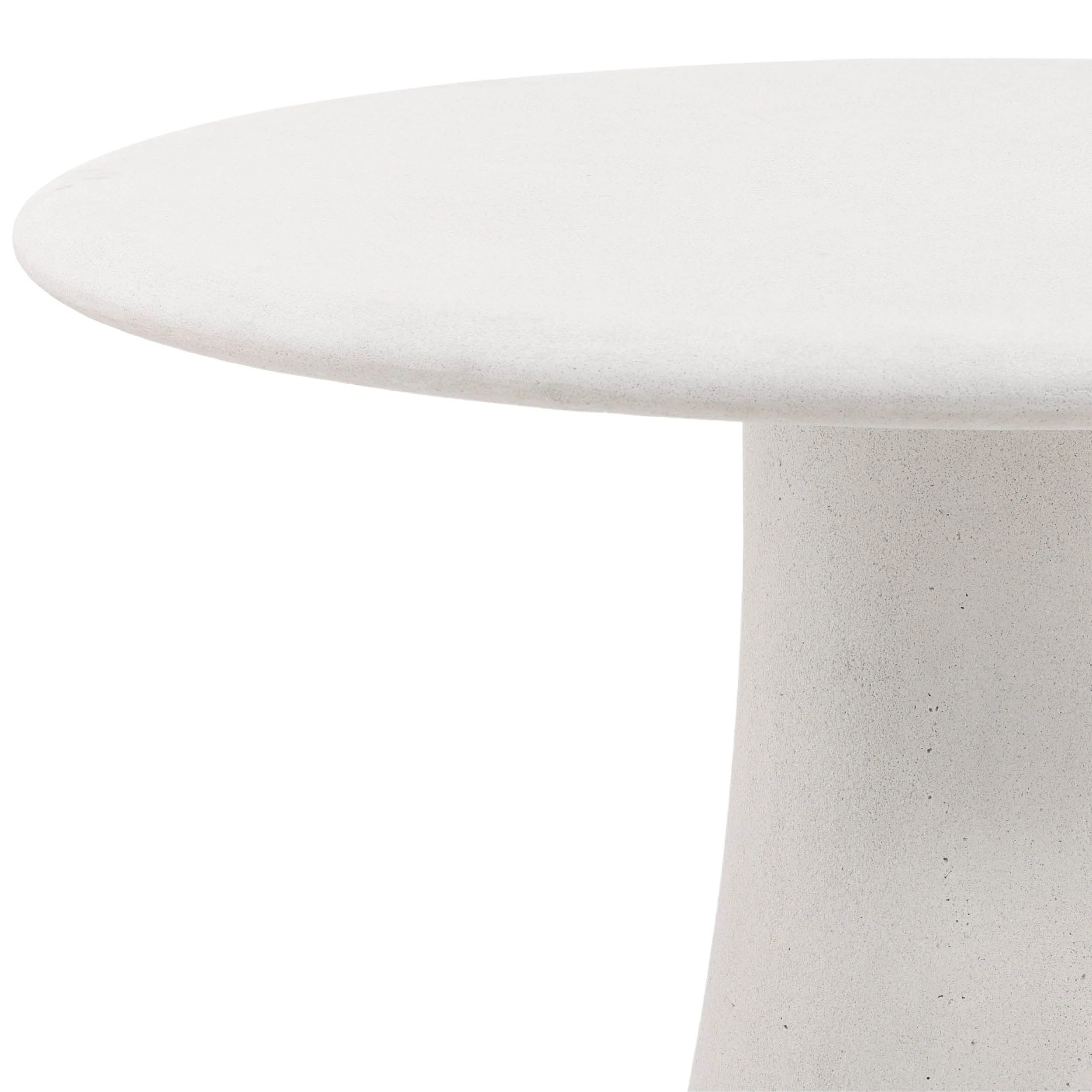 Jemina Outdoor Dining Table, White - Image 3
