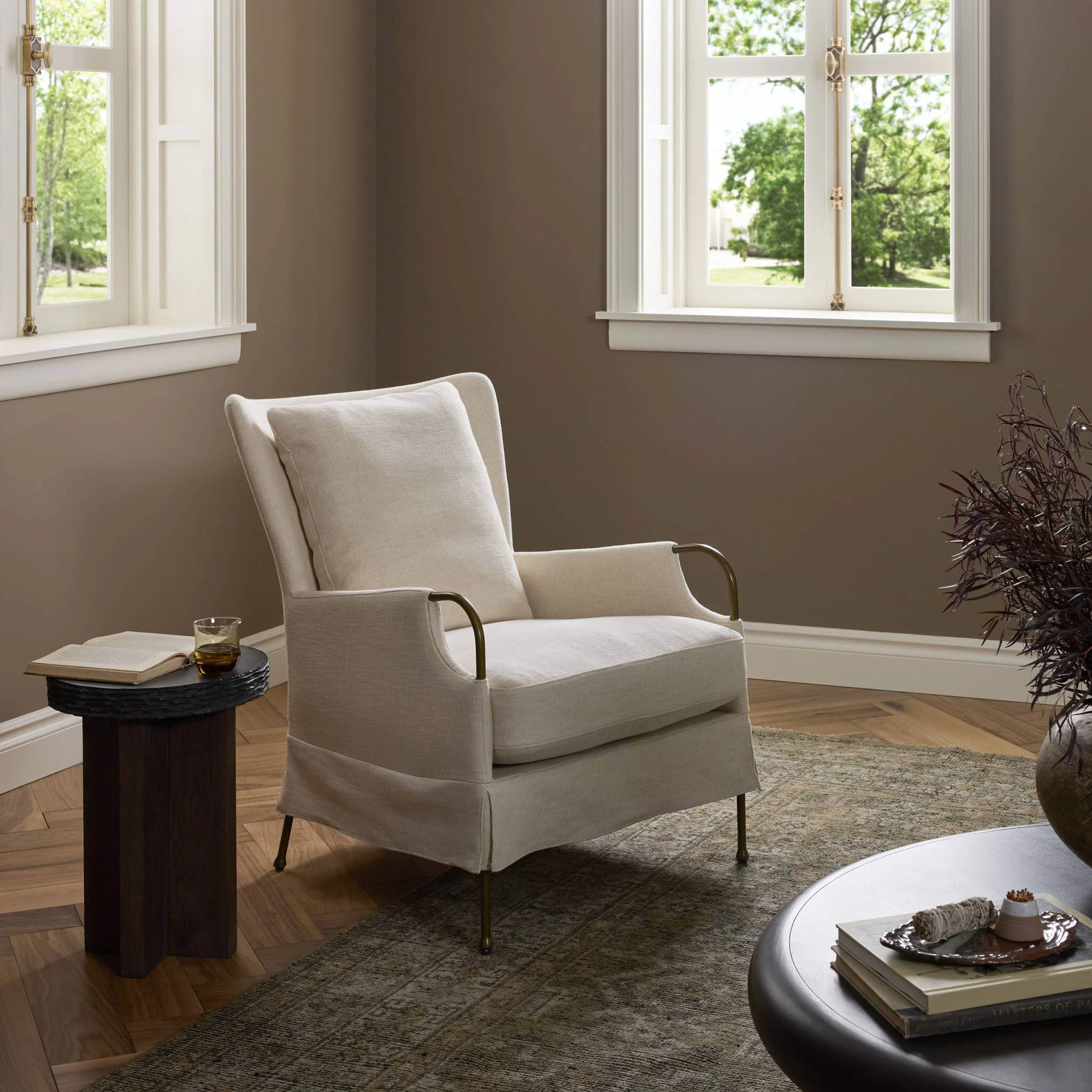 Jenaya Chair, Bergamo Parchment by Four Hands - Image 8