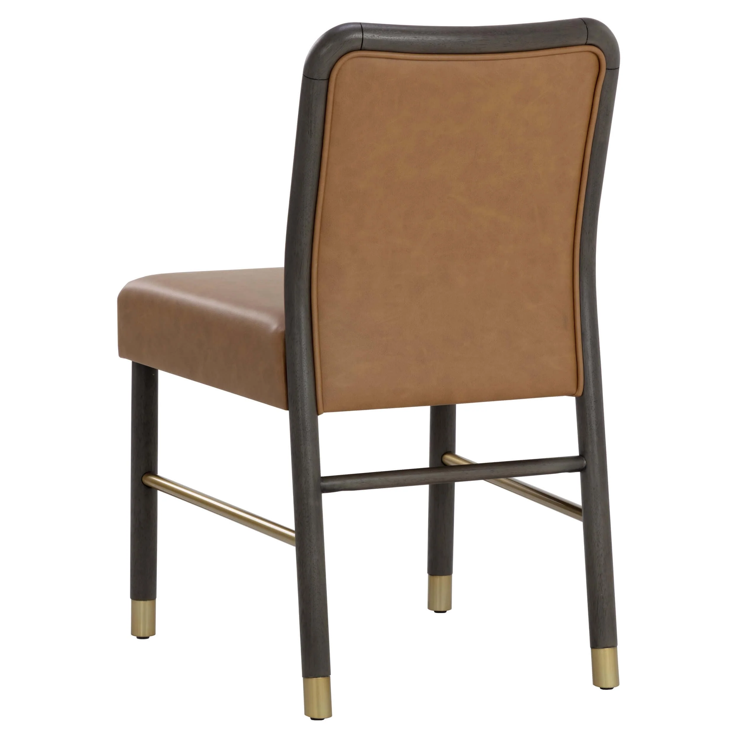 Jeno Dining Chair, Milliken Cognac, Set of 2 - Image 4