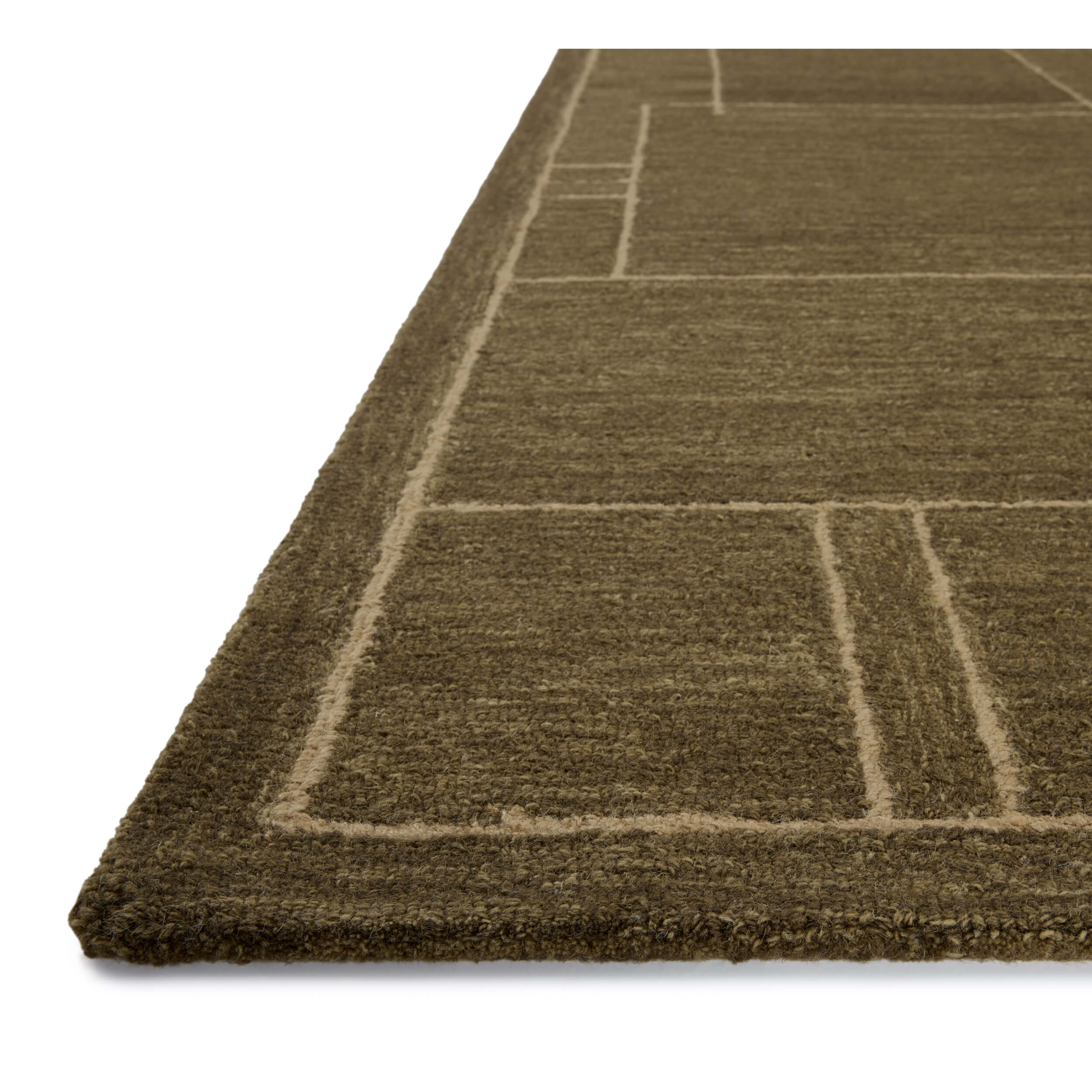 Jeremiah Brent × Loloi Rug Barrow BAR-01, JM Olive/Natural - Image 2