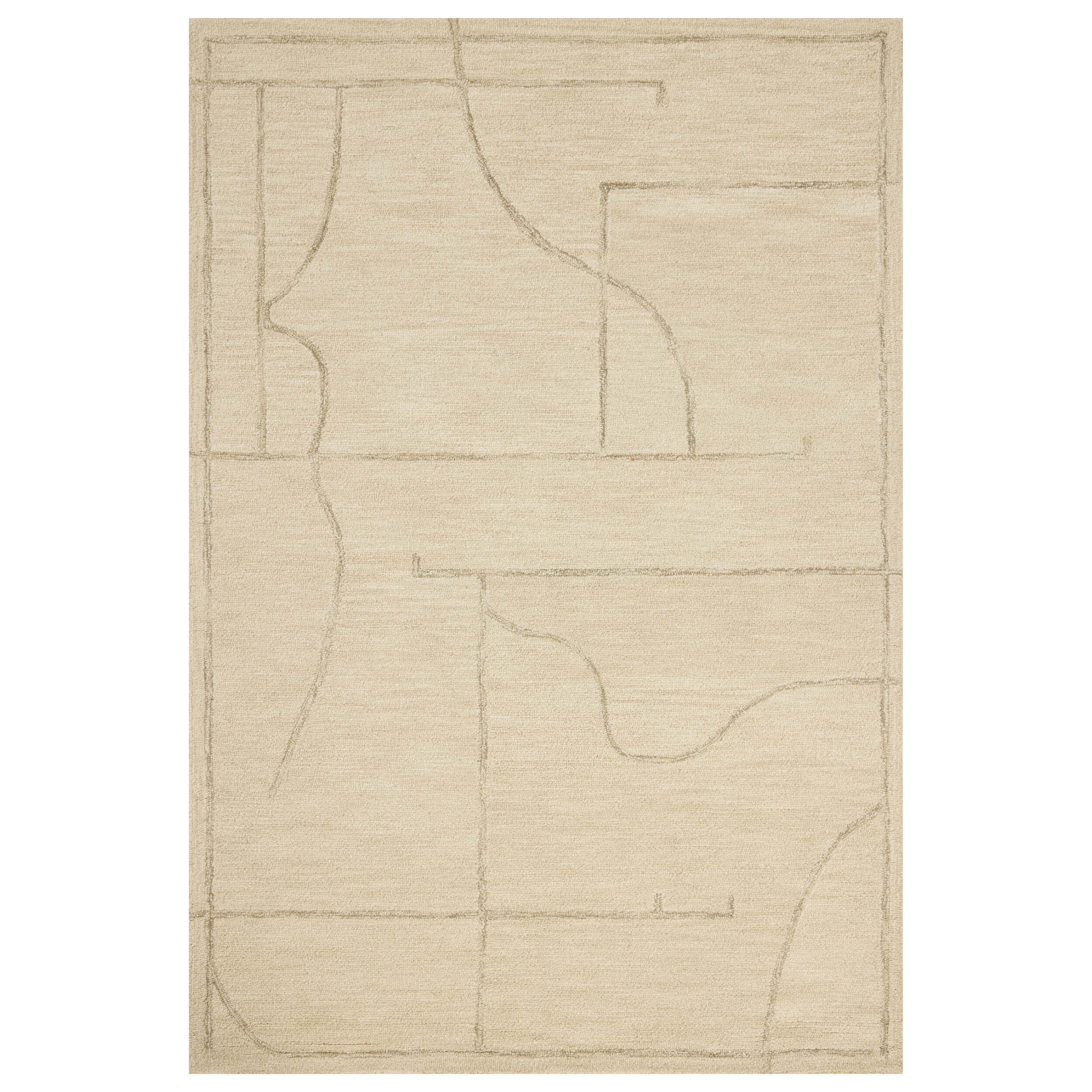 Jeremiah Brent × Loloi Rug Barrow BAR-05, JM Ivory/Taupe