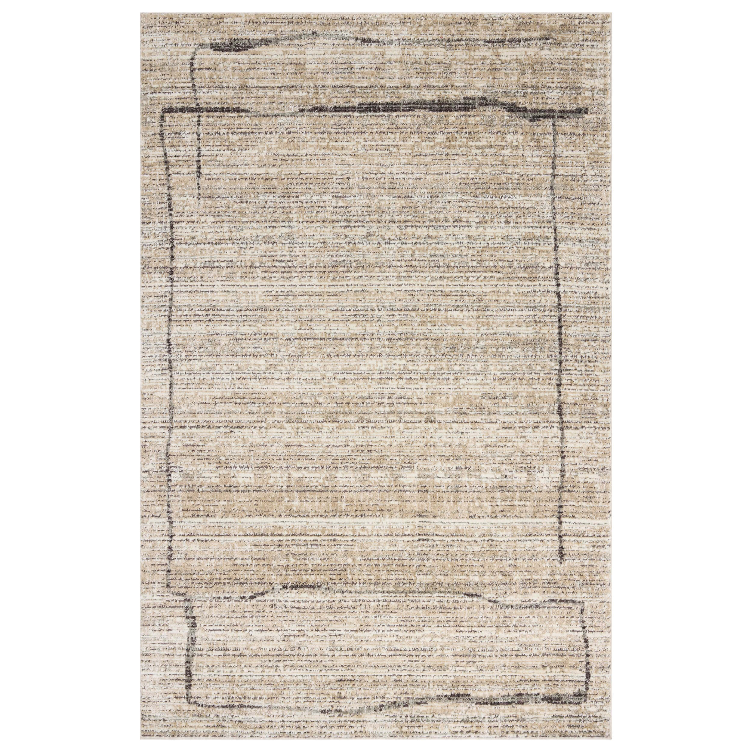 Jeremiah Brent × Loloi Rug Bleecker BLE-05, JM Natural/Charcoal