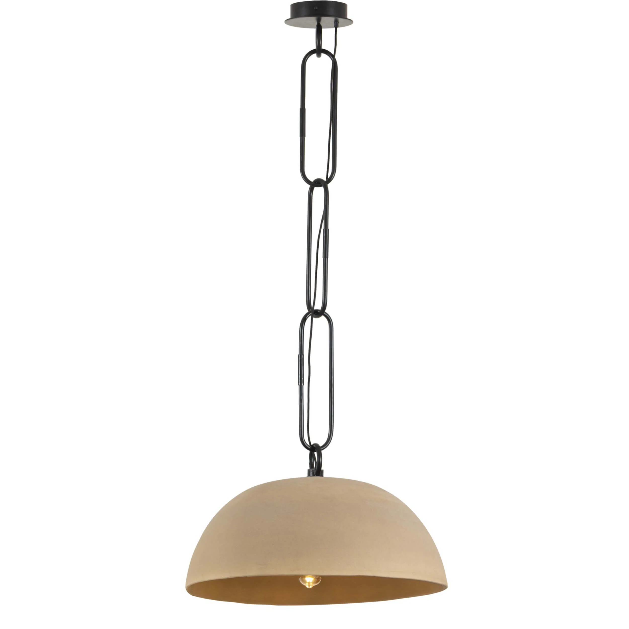 Jesenia Pendant, Tan Speckled by Four Hands - Image 2