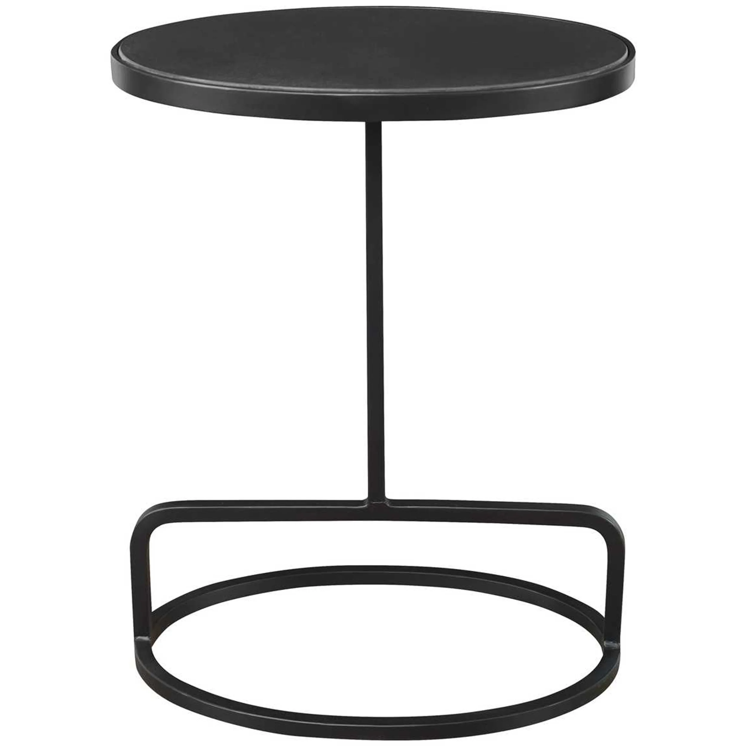 Jessenia Accent Table, Black - Image 2