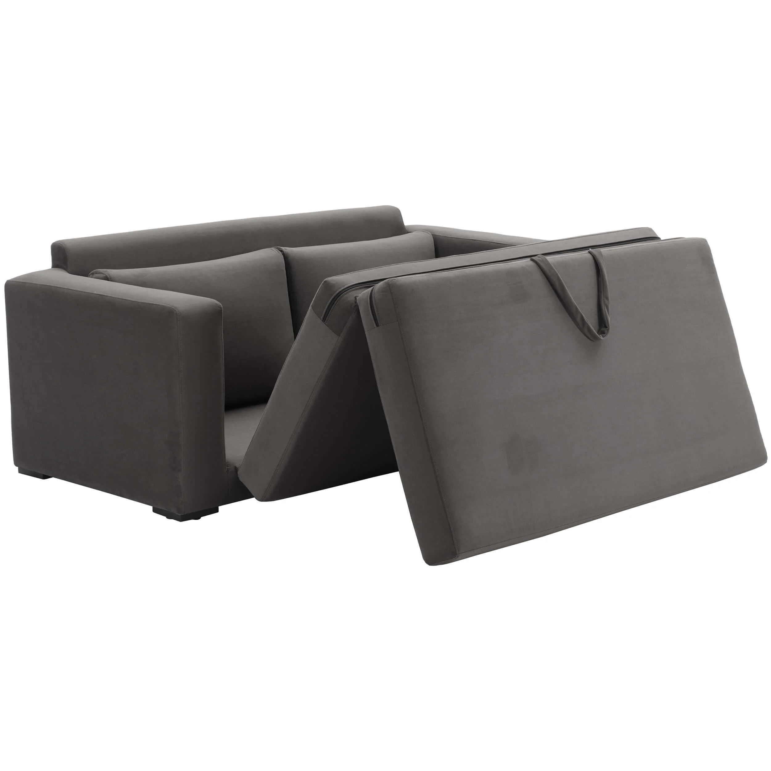 Jide Sleeper Sofa, Gray - Image 4