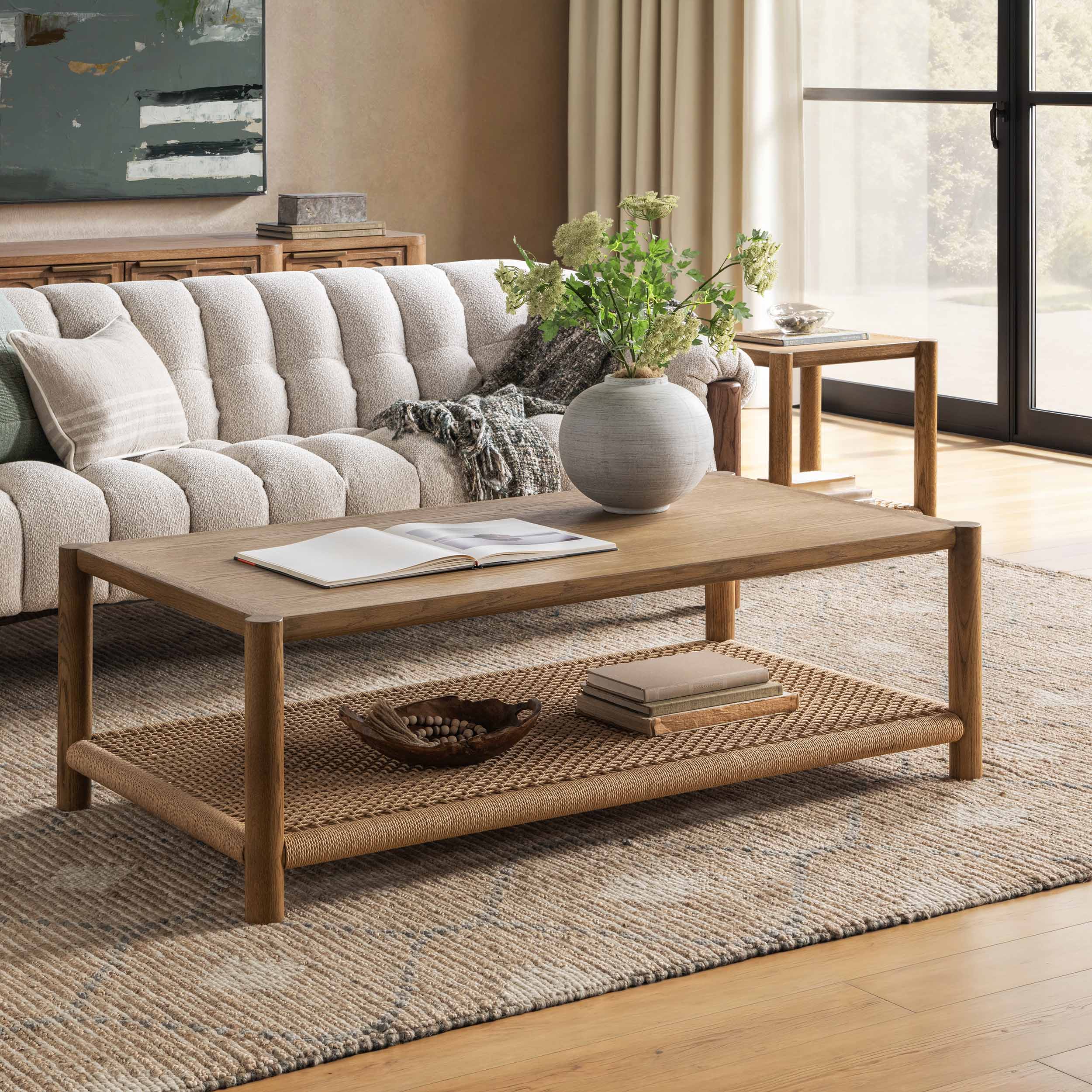 Jilian Coffee Table, Imperial Brown - Image 6