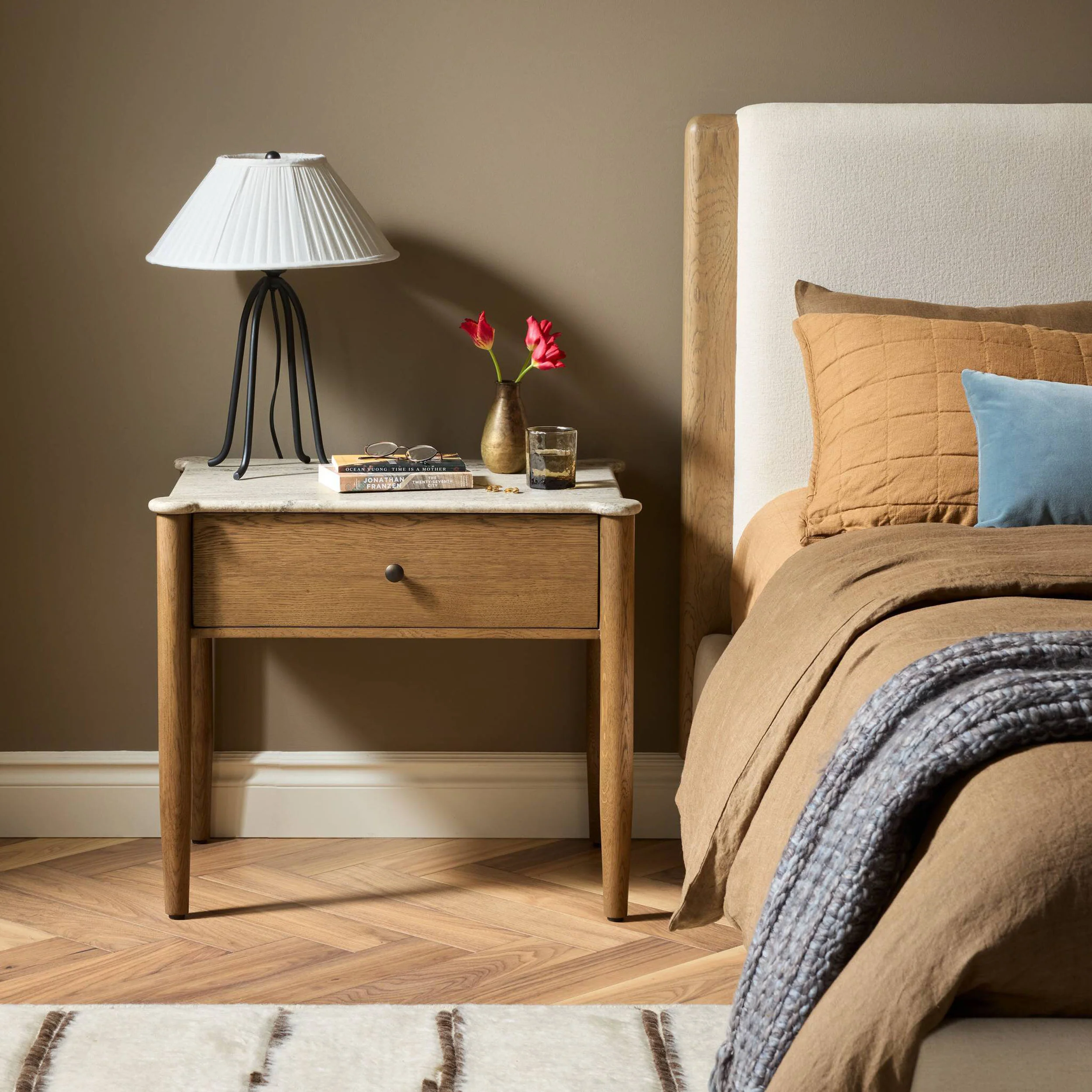 Joah Nightstand, Antique White by Four Hands - Image 8