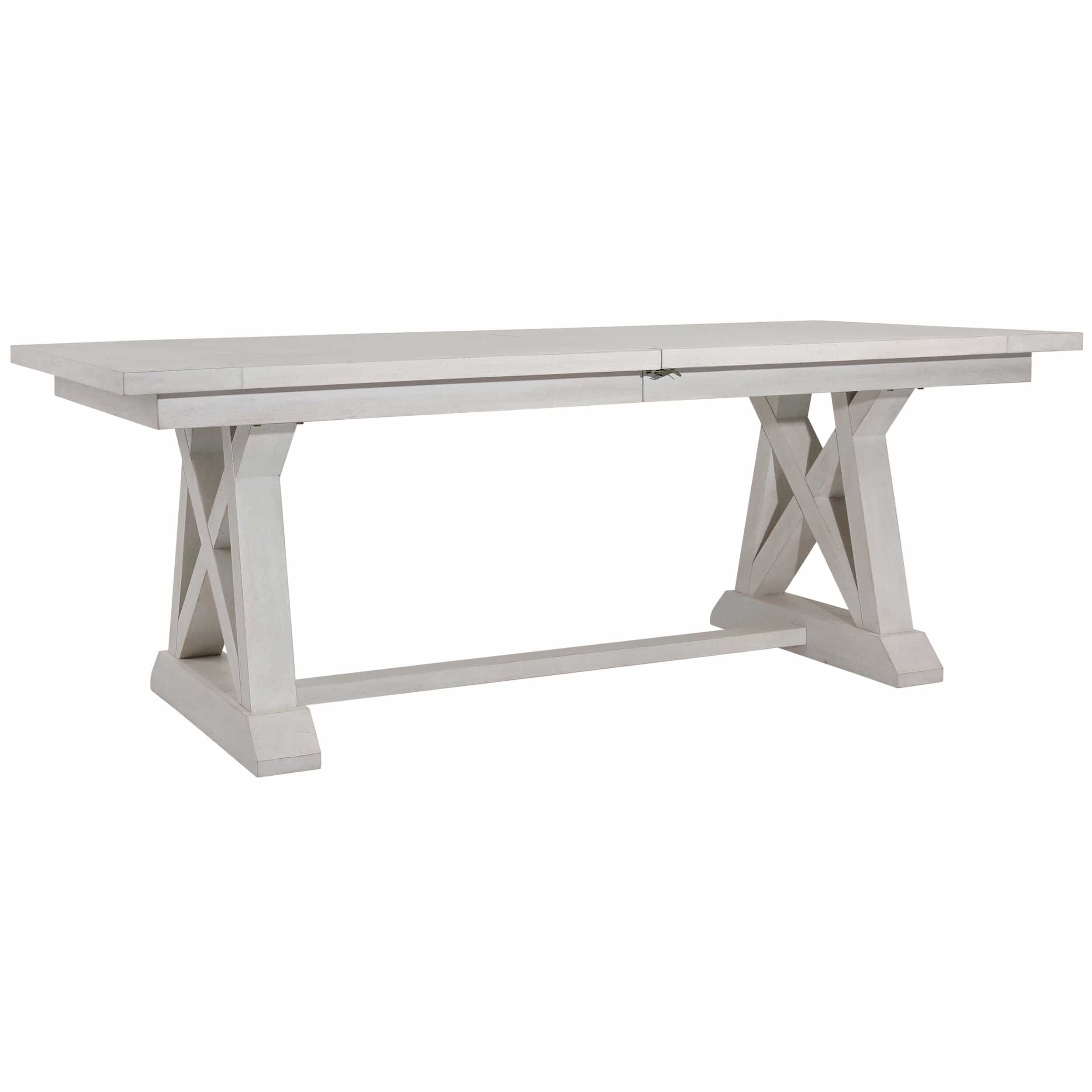 Joaquin Extendable Dining Table, Light Grey Wash